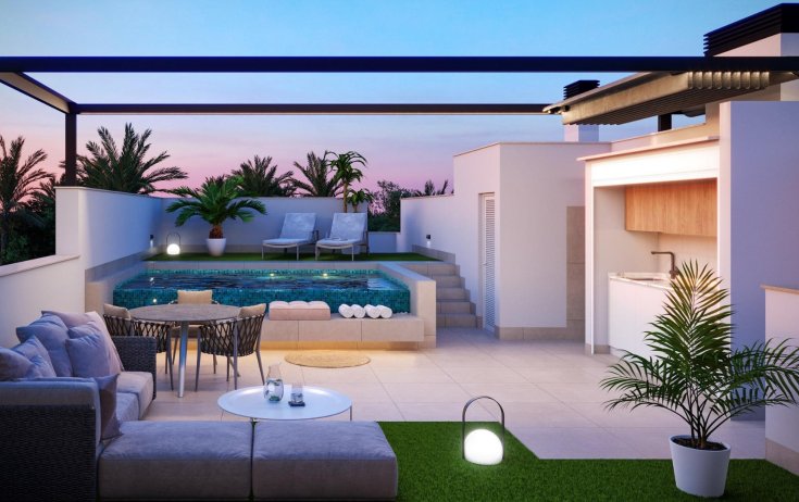 Bungalow - Obra nueva - Pilar de la Horadada - parques de Andromeda