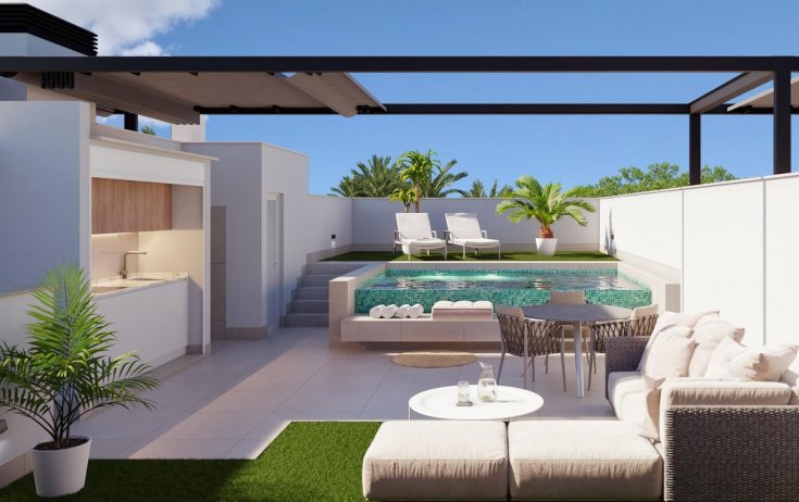 Bungalow - Obra nueva - Pilar de la Horadada - parques de Andromeda