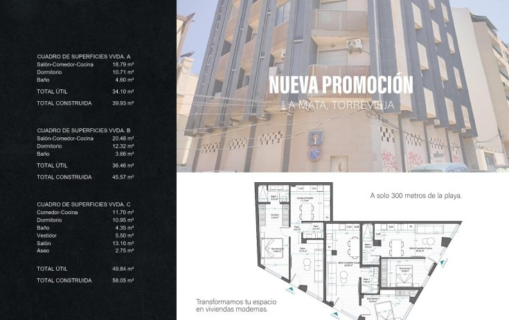 Квартира - Вторичное жилье - Torrevieja - La Mata