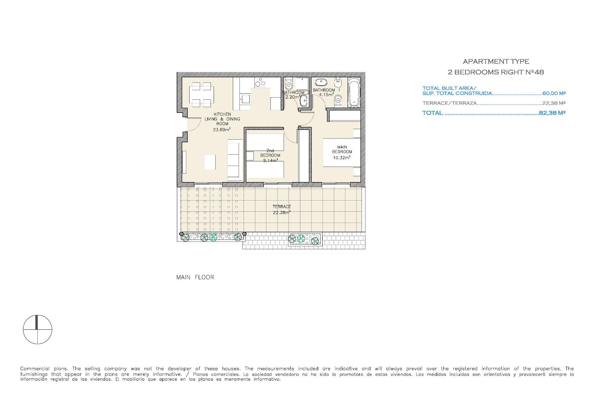 New Build - Apartment - Aguilas - Collados