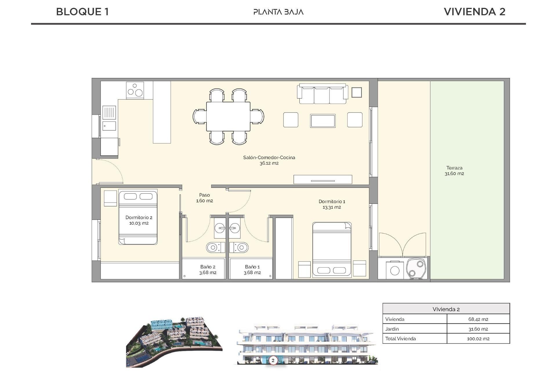 New Build - Apartment - Finestrat - Golf Piug Campana