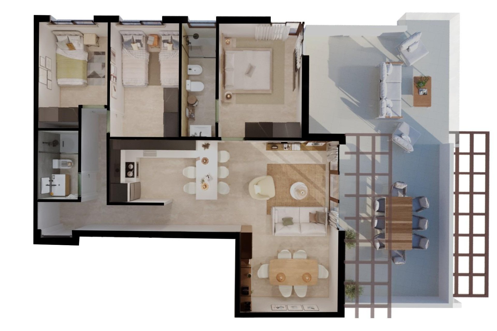 New build - Apartment - Vera - Vera Playa