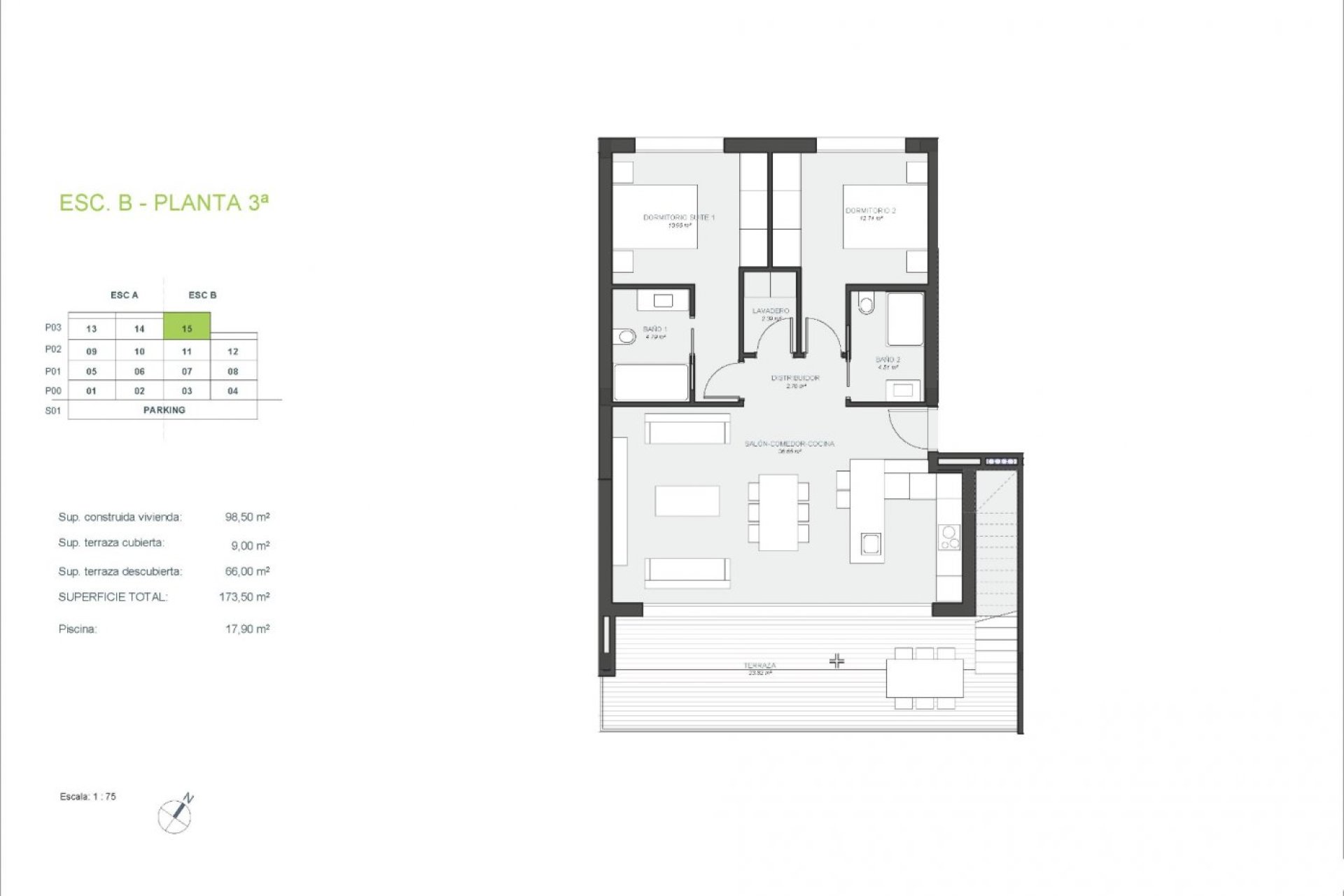 New build - Penthouse - Orihuela - Las Colinas Golf