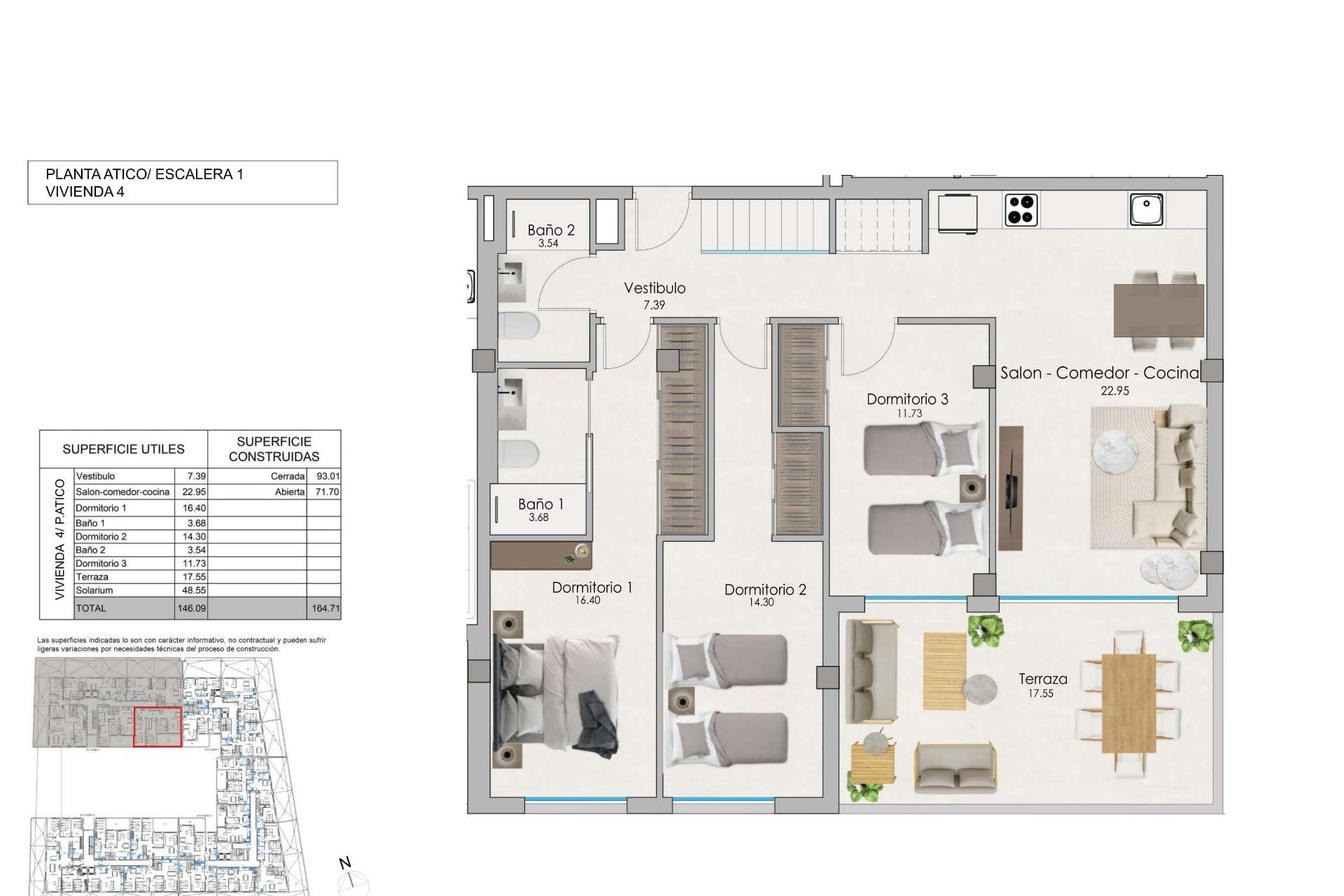 New build - Penthouse - Santa Pola - Estacion de autobuses