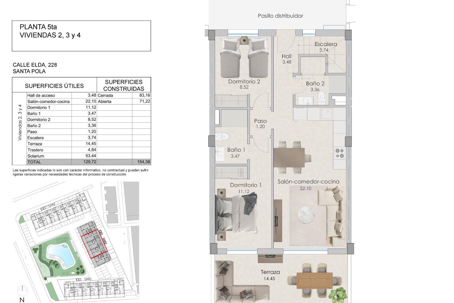 New build - Penthouse - Santa Pola - Playa Tamarit