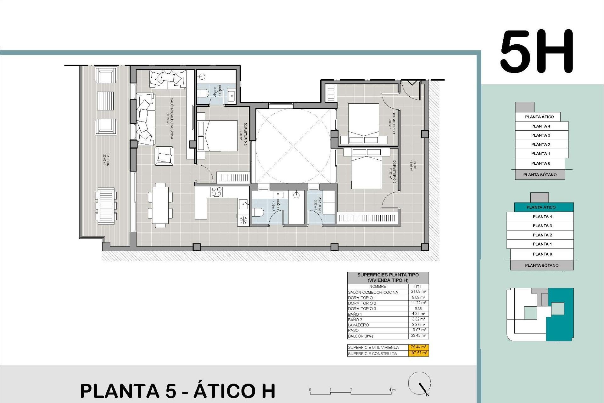 New build - Penthouse - Torrevieja - El Acequión