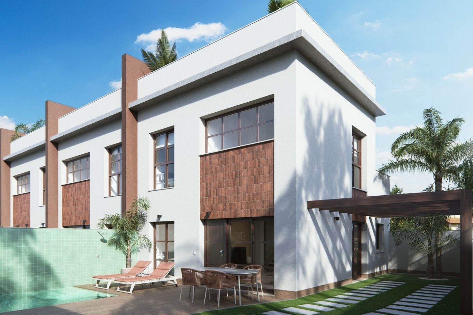 New Build - Terraced house - Pilar de la Horadada