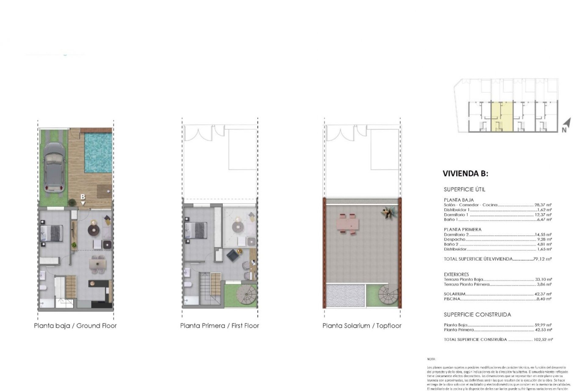 New Build - Terraced house - Pilar de la Horadada