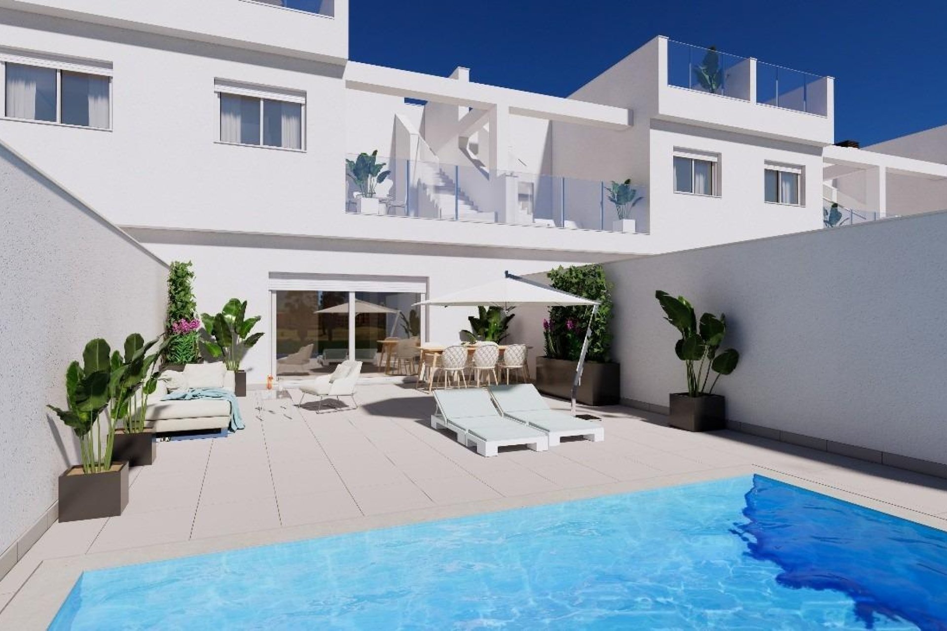 New build - Town house - Los Alcázares - Serena Golf