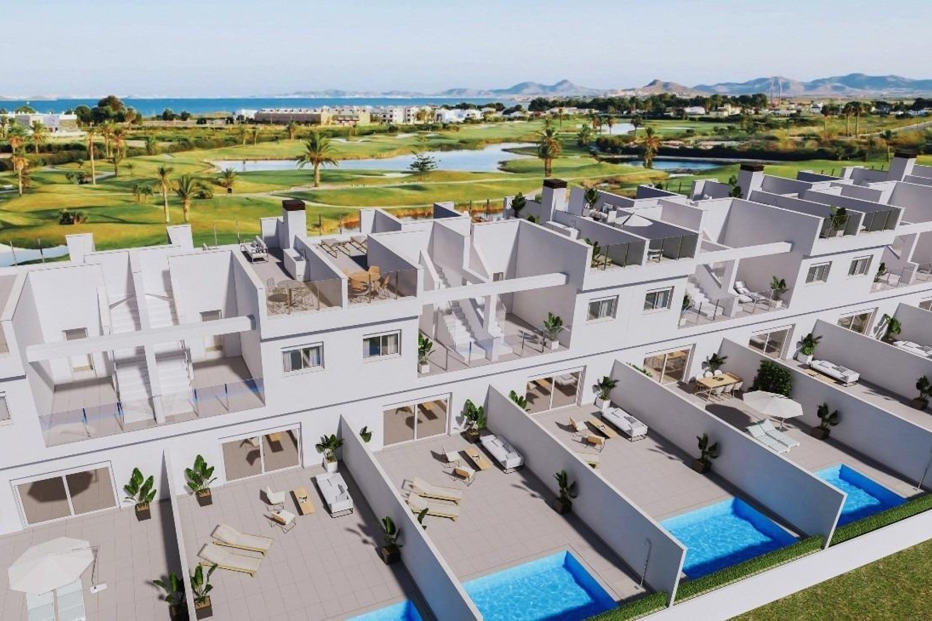 New build - Town house - Los Alcázares - Serena Golf