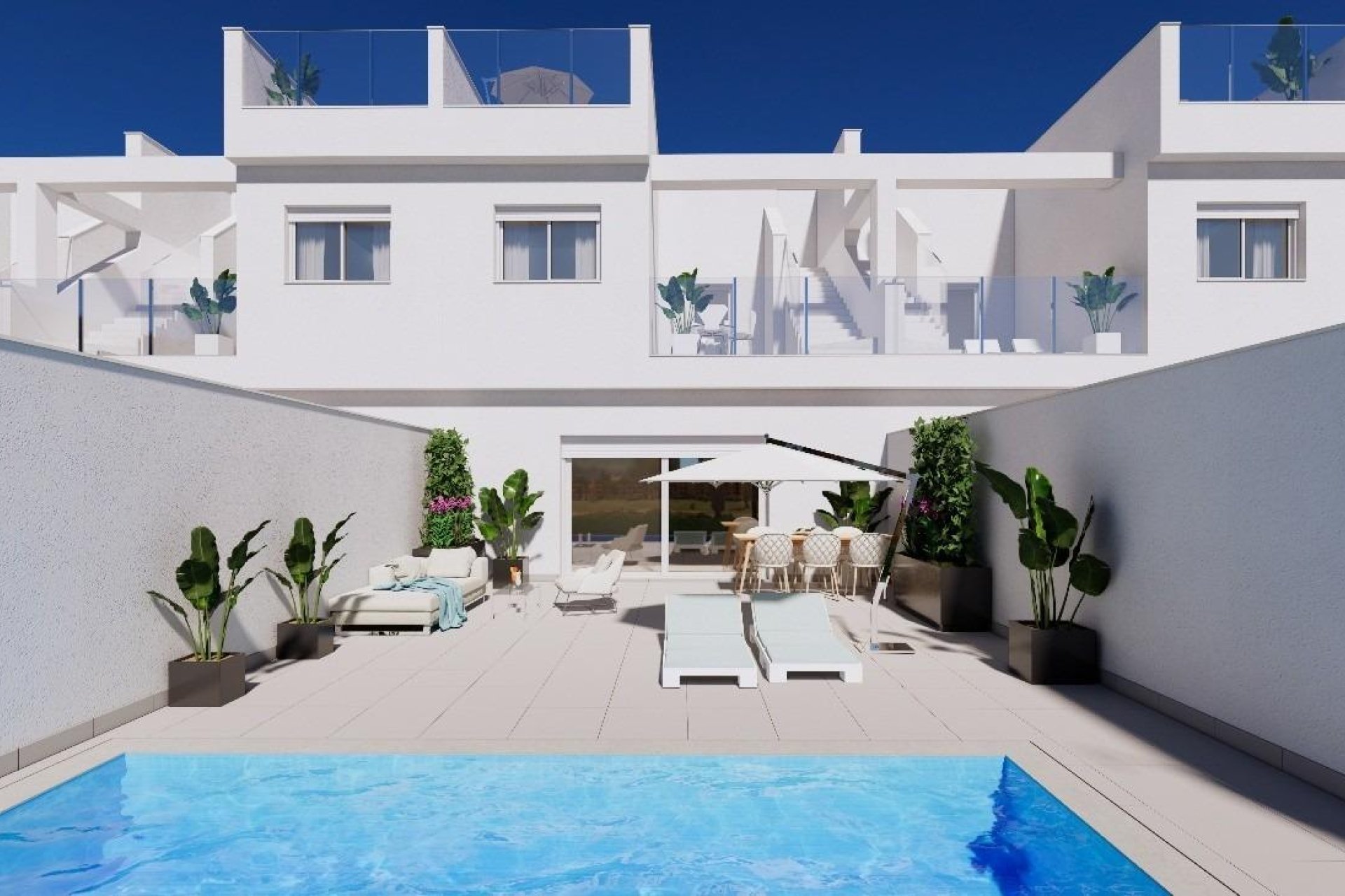 New build - Town house - Los Alcázares - Serena Golf