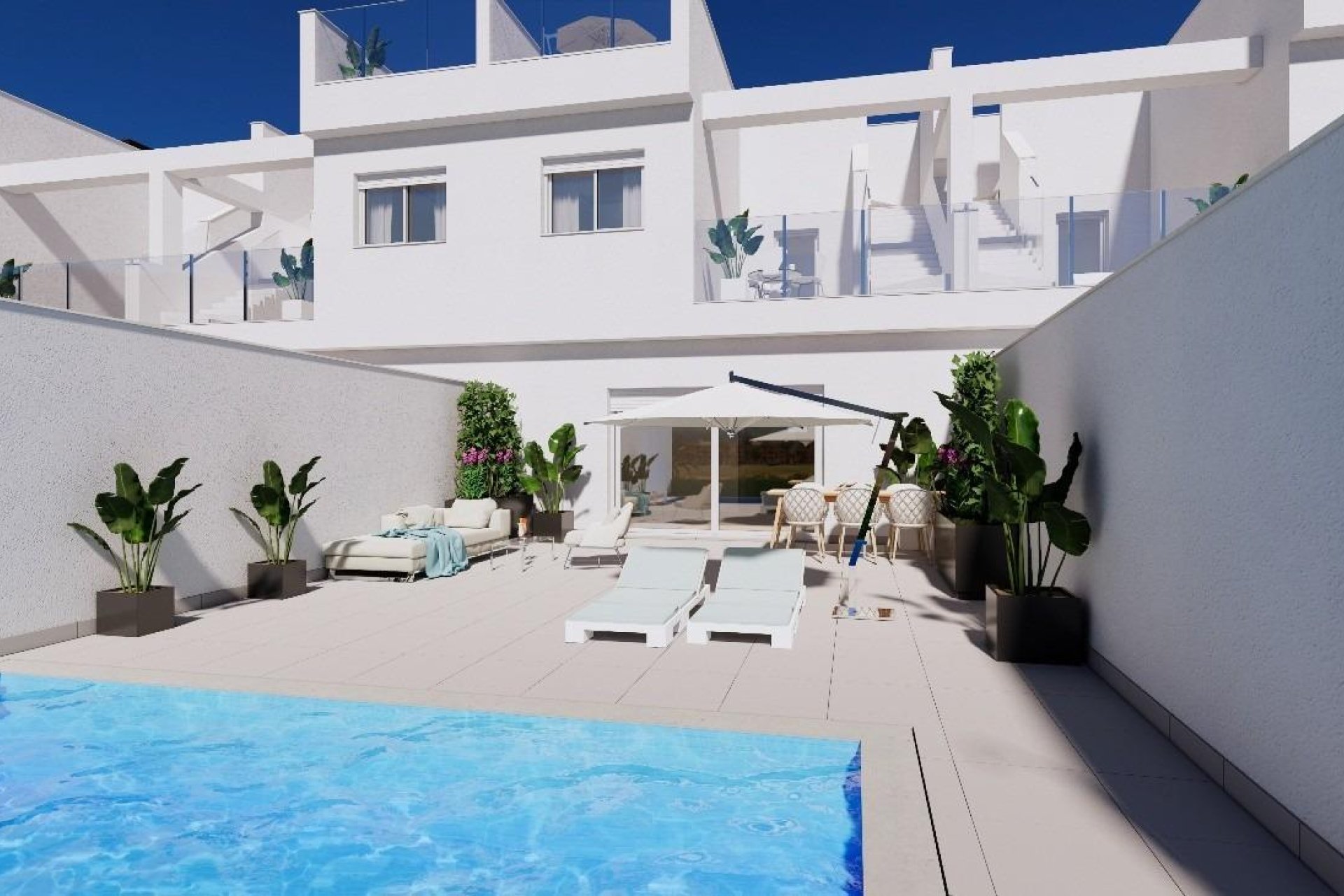 New build - Town house - Los Alcázares - Serena Golf