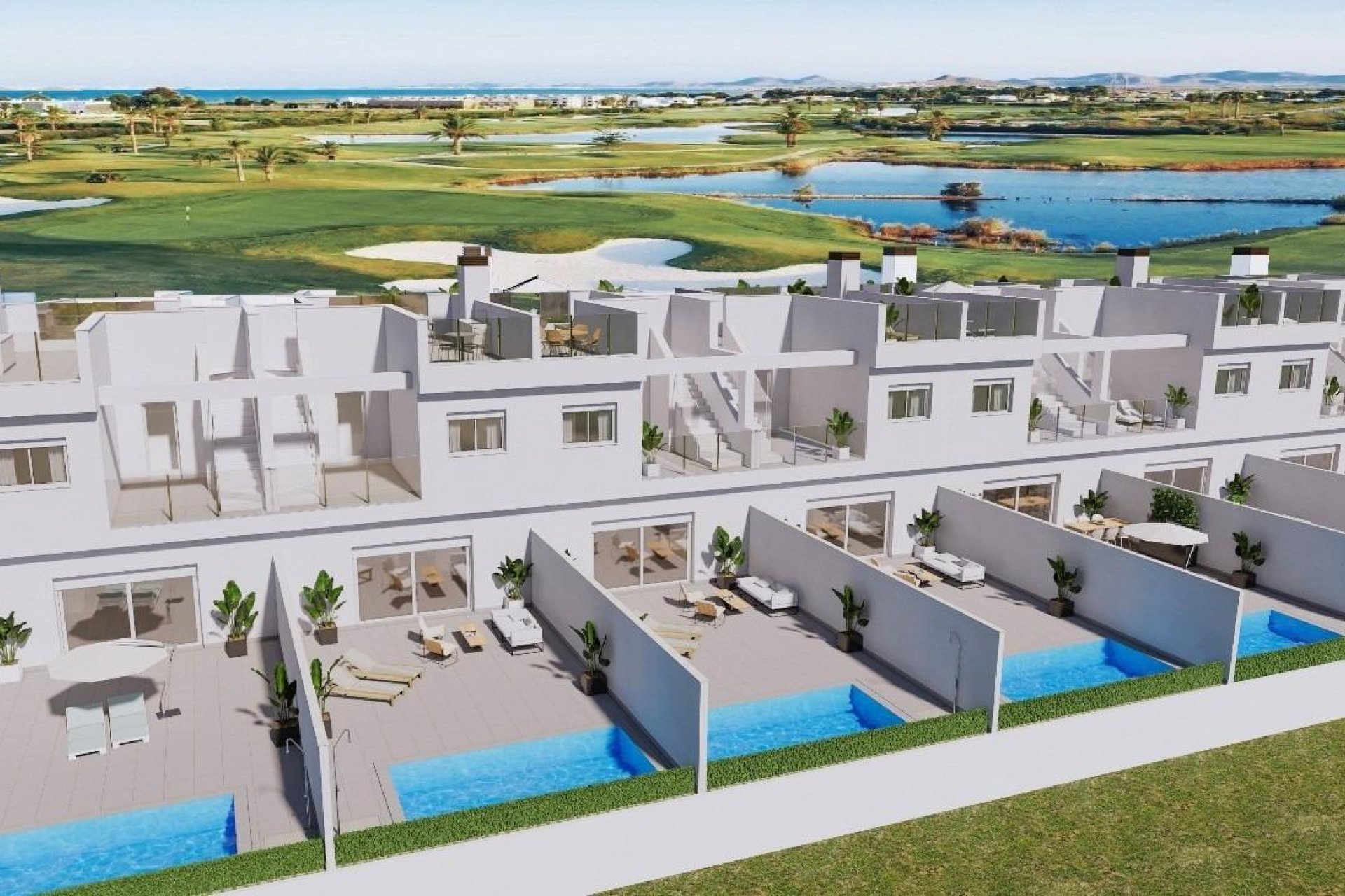 New build - Town house - Los Alcázares - Serena Golf