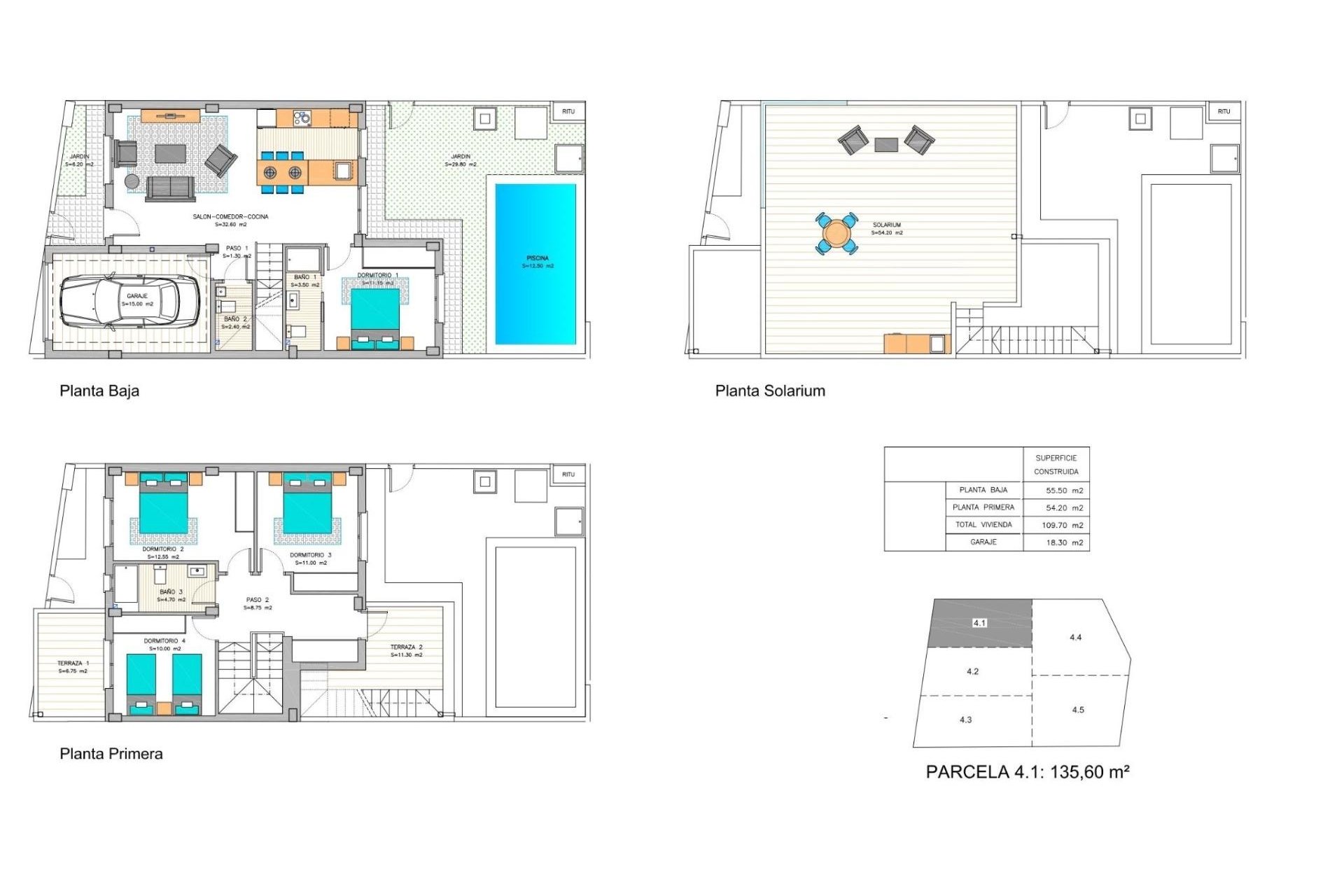 New build - Town house - Los Belones - pueblo