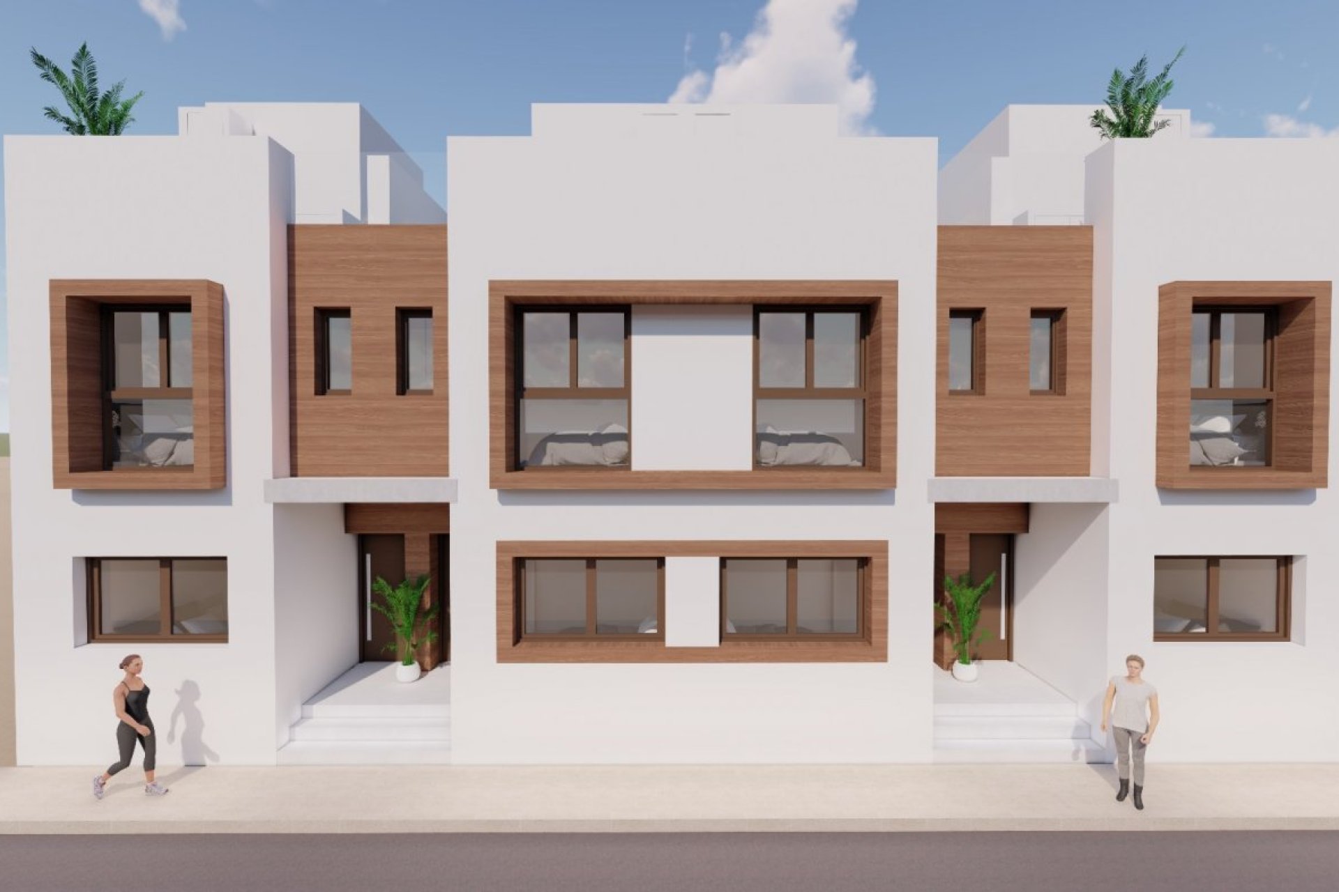 New build - Town house - San Javier - pueblo