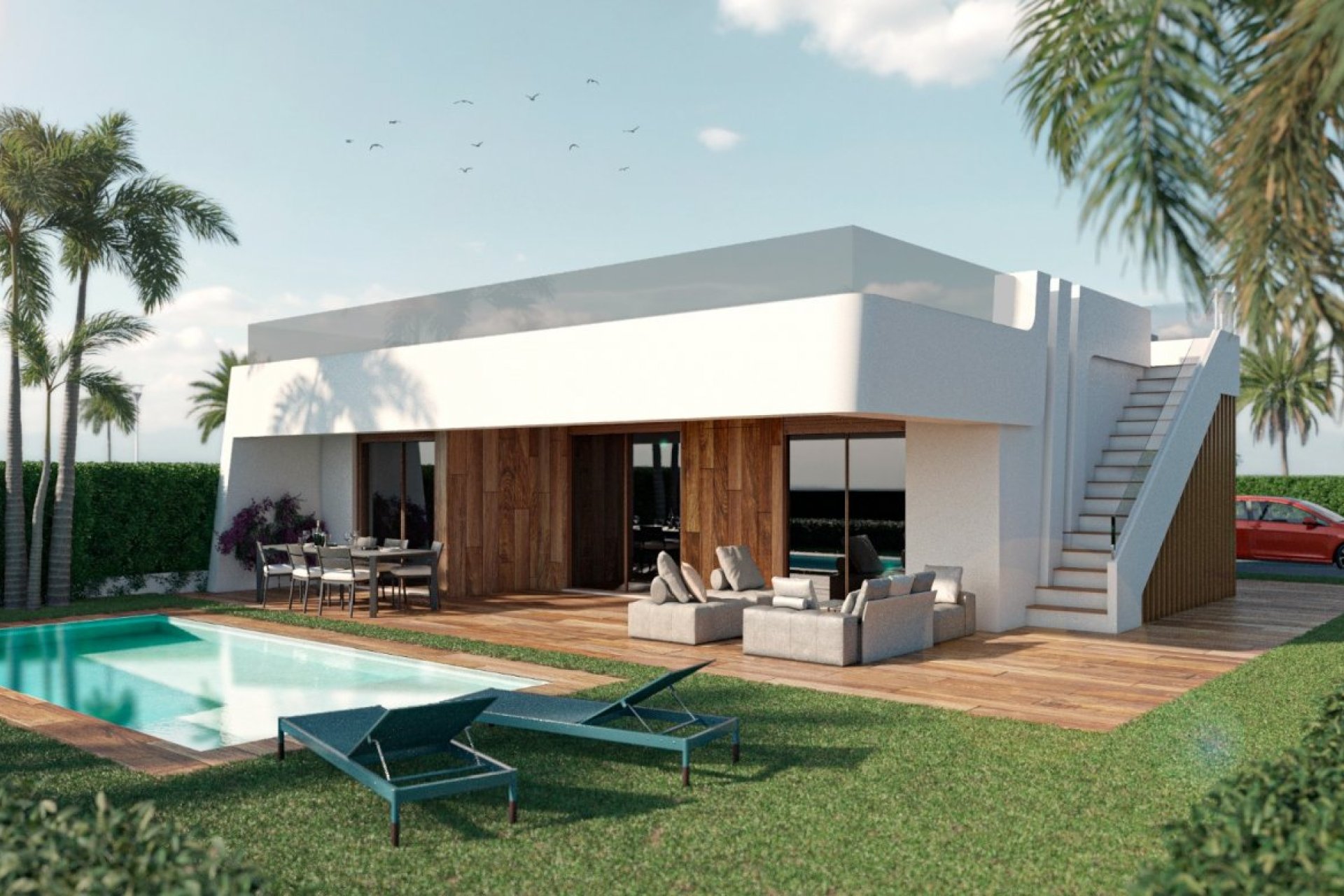 New build - Villa - Alhama De Murcia - Condado De Alhama