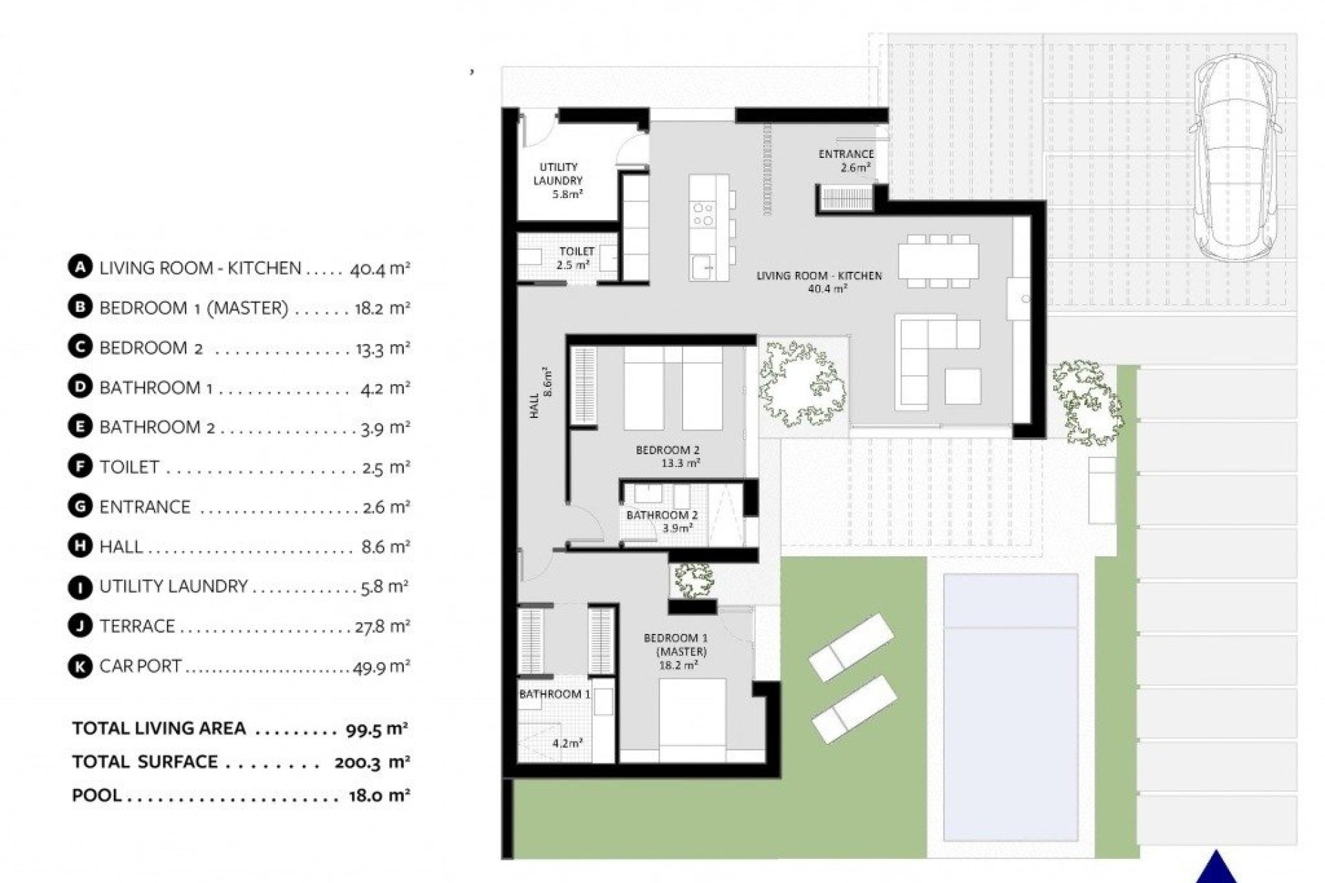 New build - Villa - BAÑOS Y MENDIGO - Altaona Golf