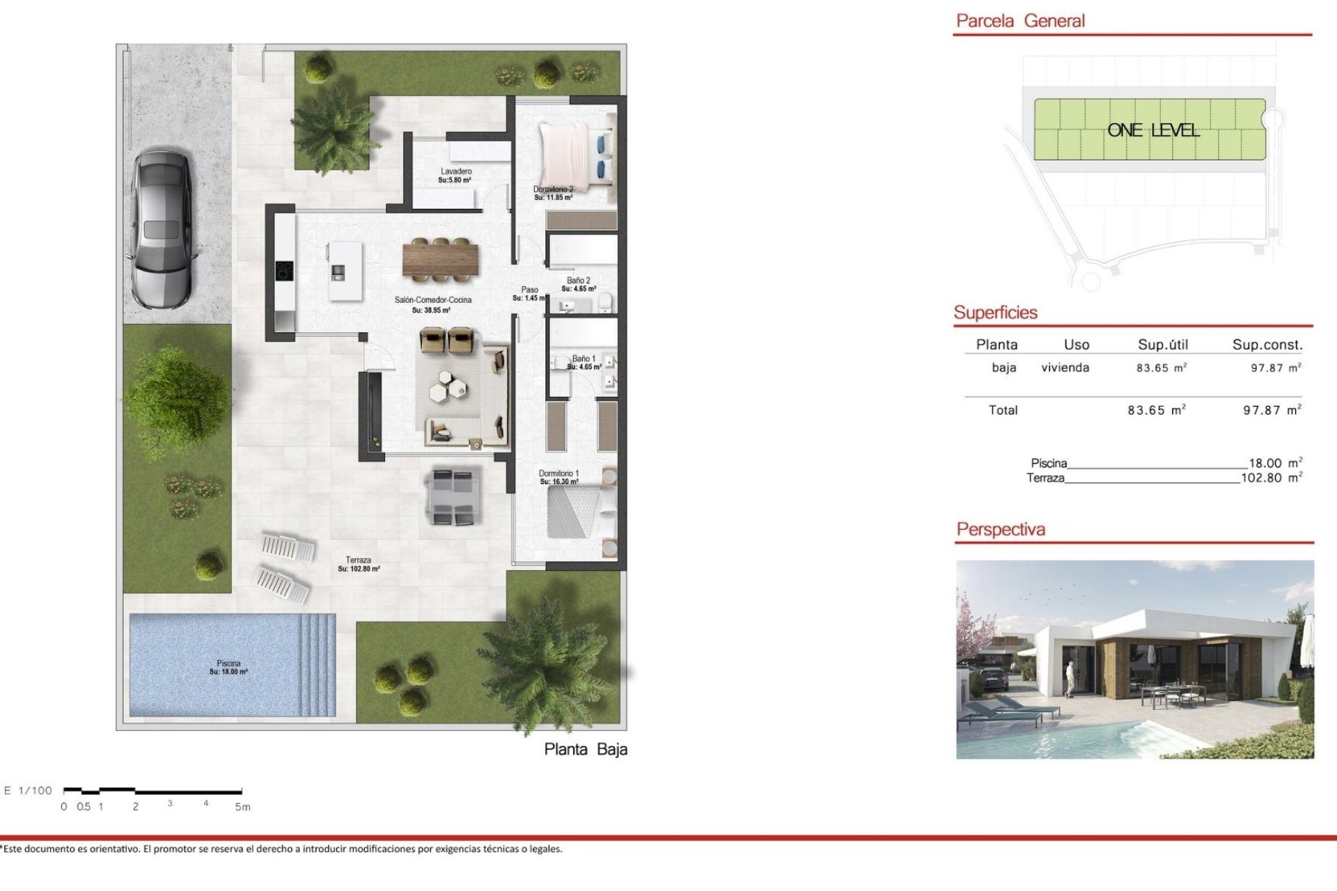 New build - Villa - BAÑOS Y MENDIGO - Altaona Golf