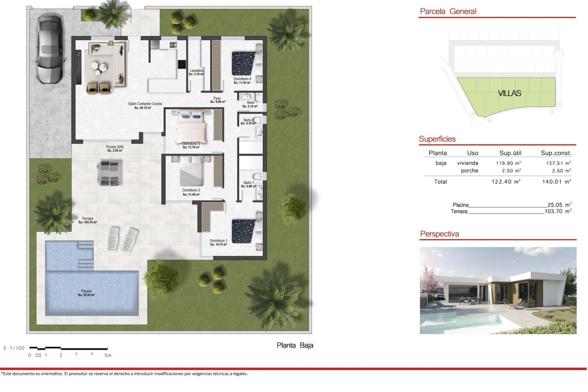 New build - Villa - BAÑOS Y MENDIGO - Altaona Golf