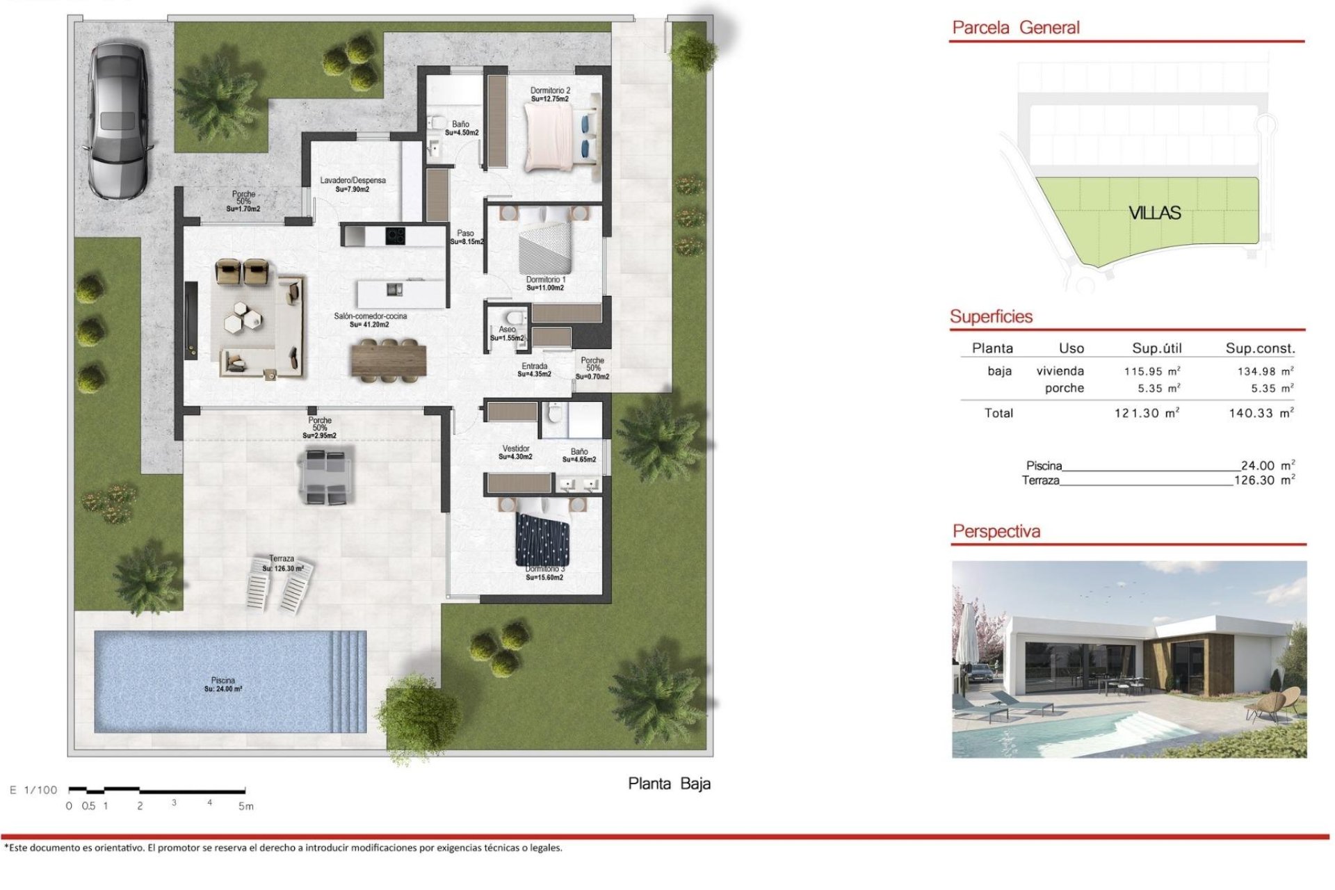 New build - Villa - BAÑOS Y MENDIGO - Altaona Golf