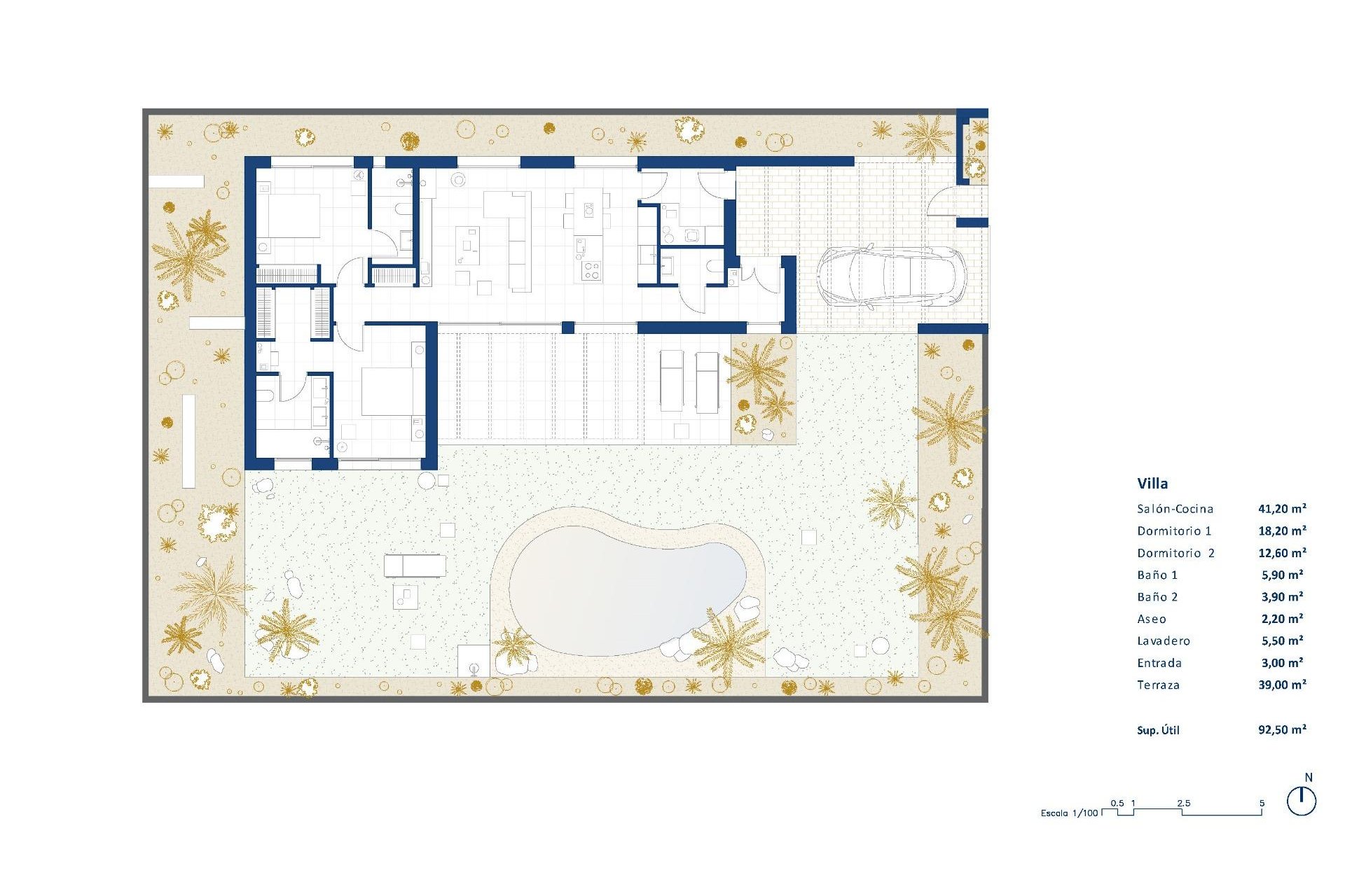 New build - Villa - BAÑOS Y MENDIGO - Altaona Golf