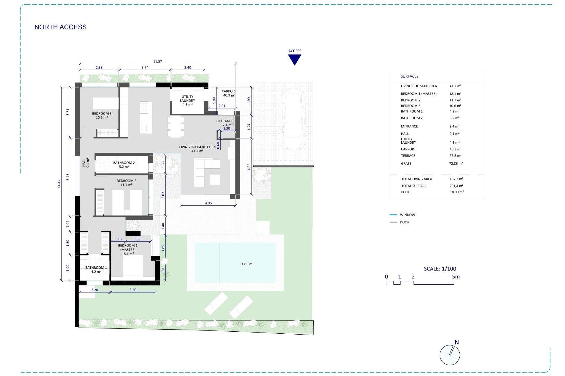 New build - Villa - BAÑOS Y MENDIGO - Altaona Golf