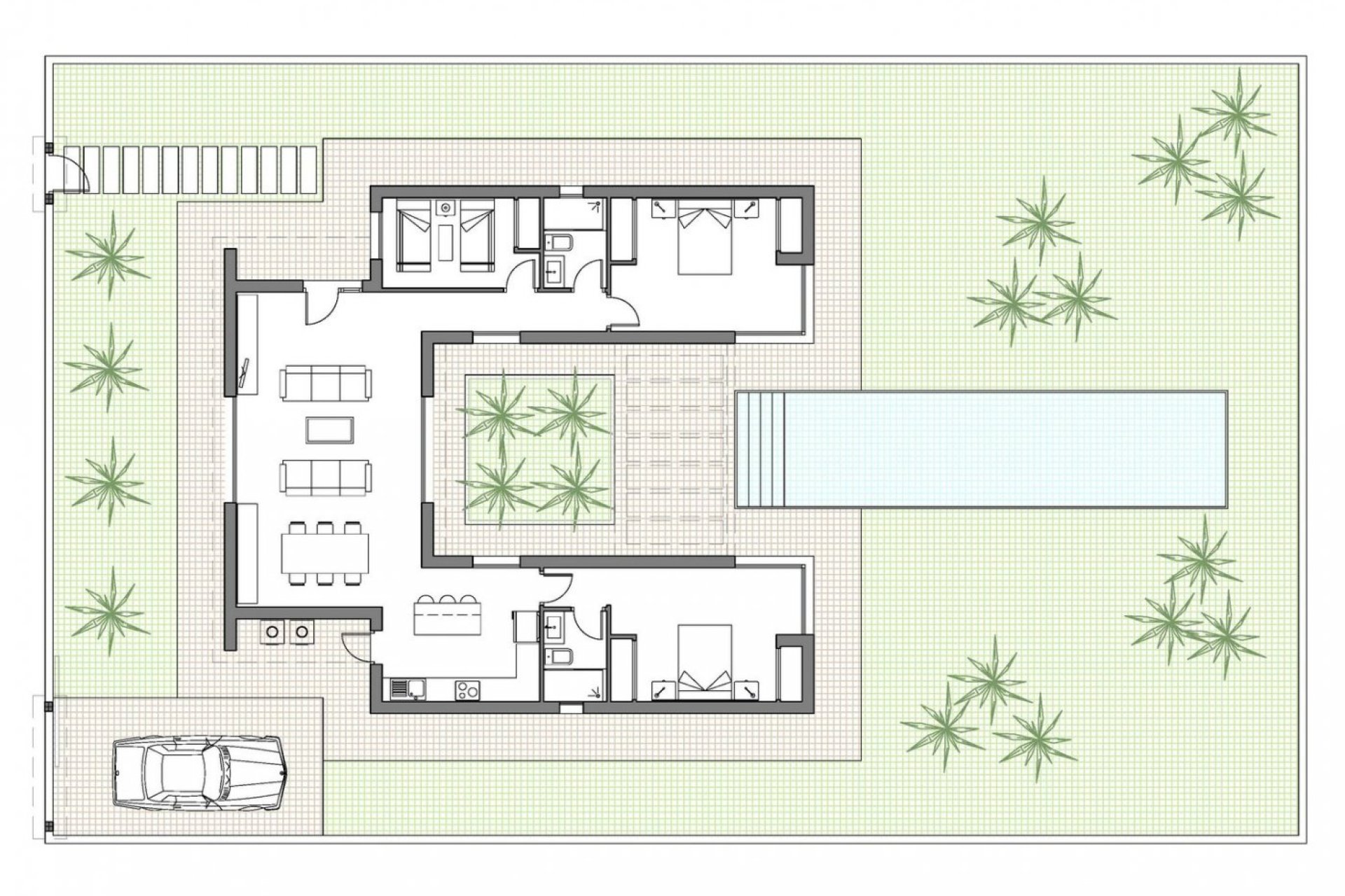 New build - Villa - Benijofar - Polideportivo