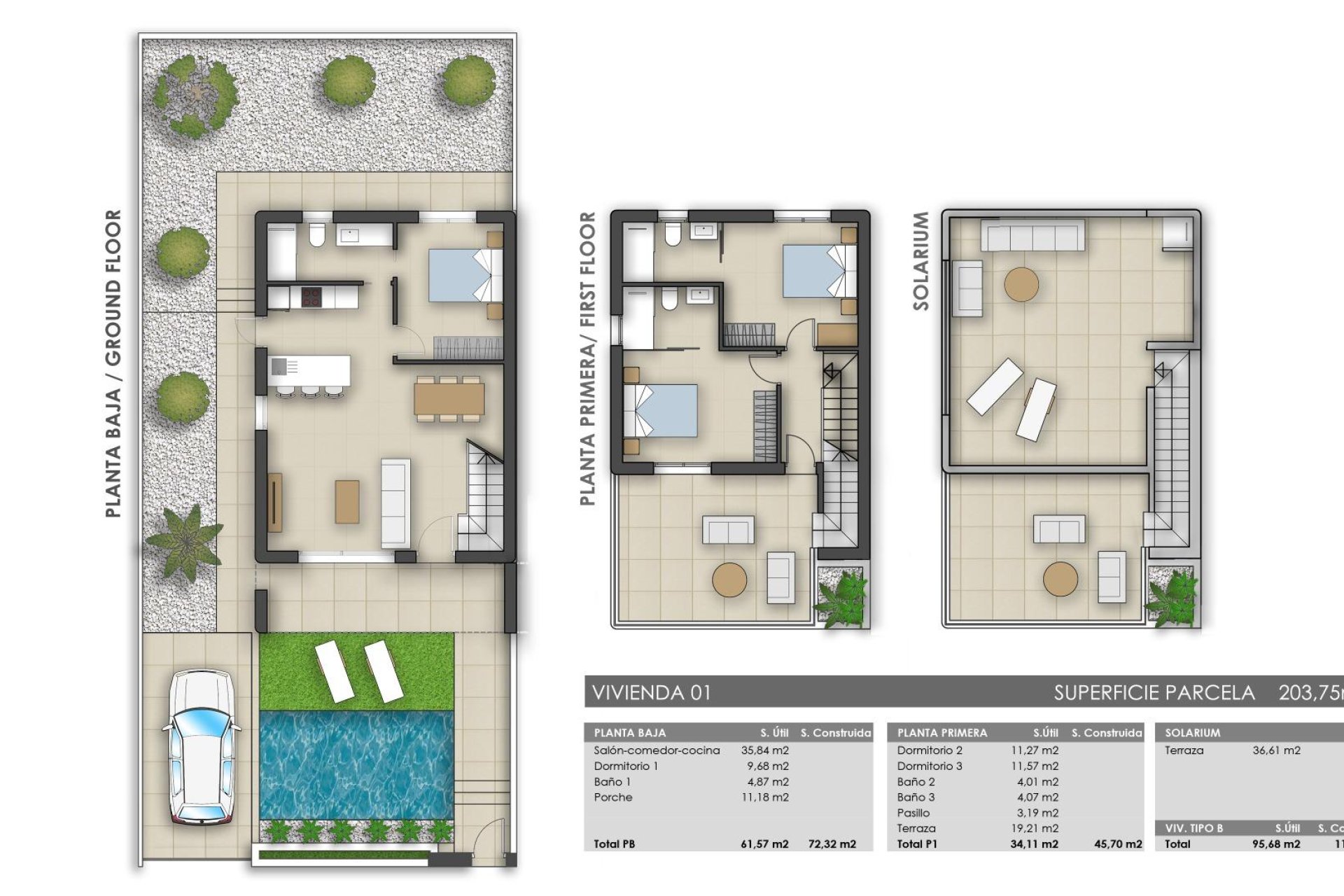 New build - Villa - Pilar de la Horadada - Polideportivo