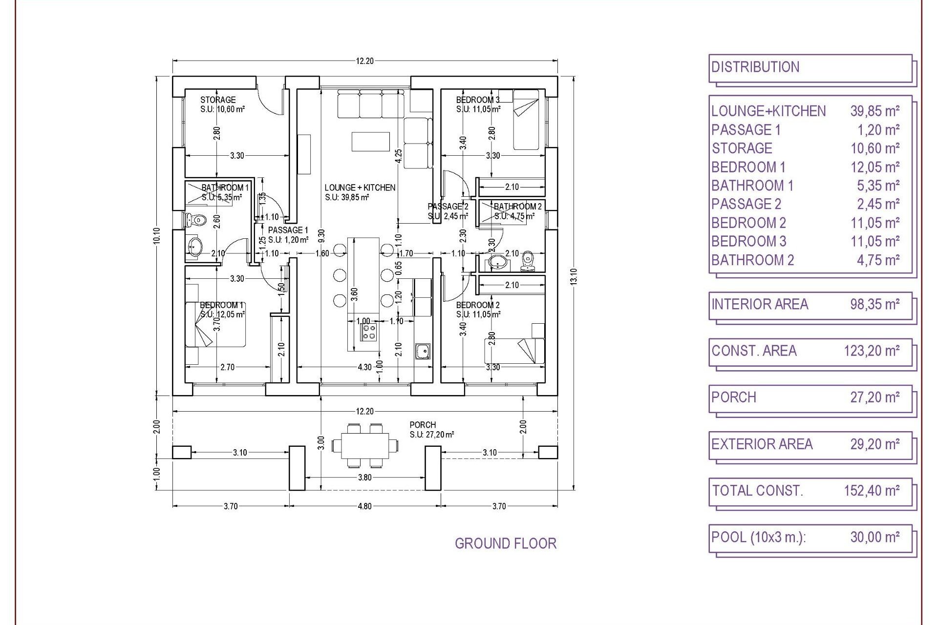 New build - Villa - Pinoso - Lel