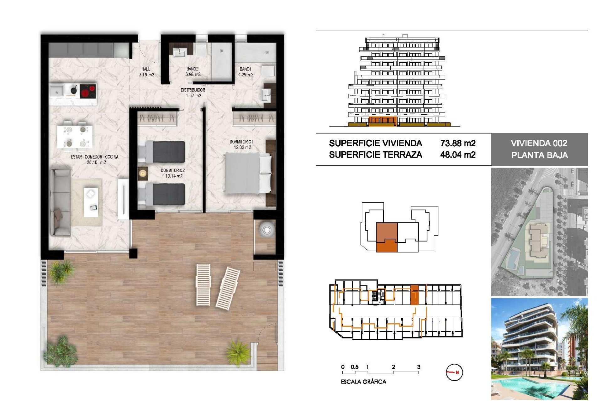 Новое здание - Квартира - Guardamar del Segura - Puerto