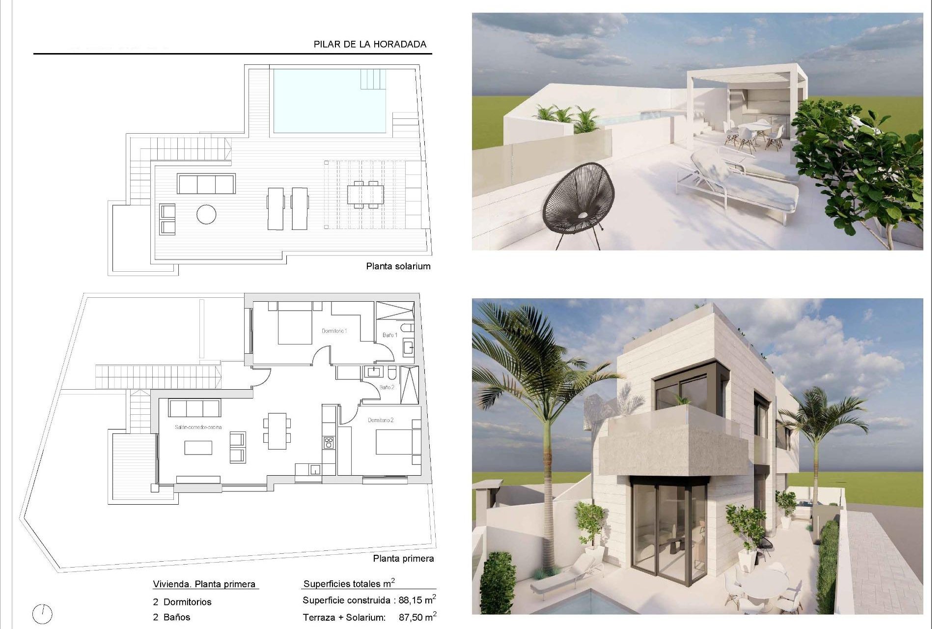 Новостройка - Бунгало - Pilar de la Horadada - pueblo