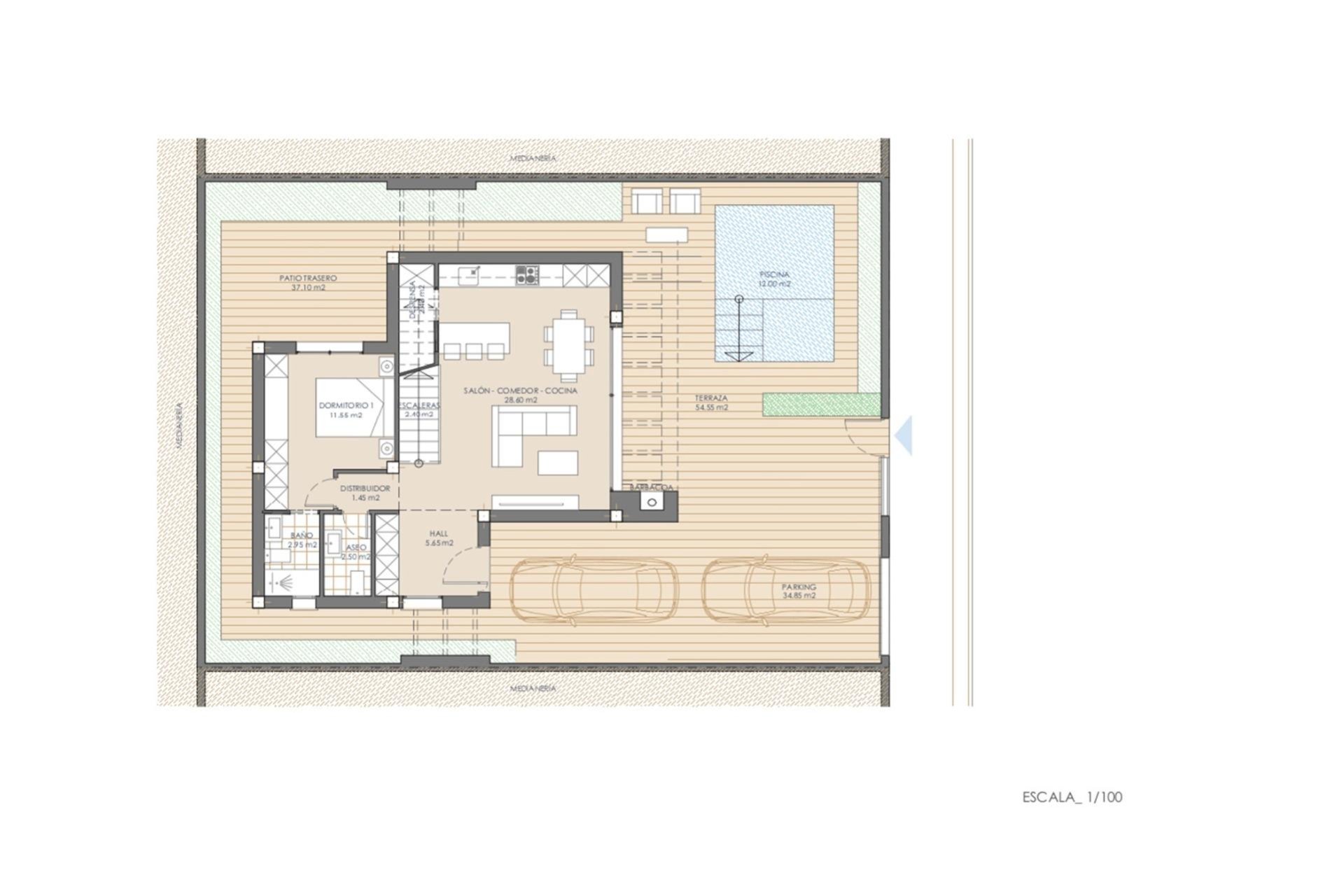 Новостройка - Villa - San Juan de los Terreros - Las Mimosas