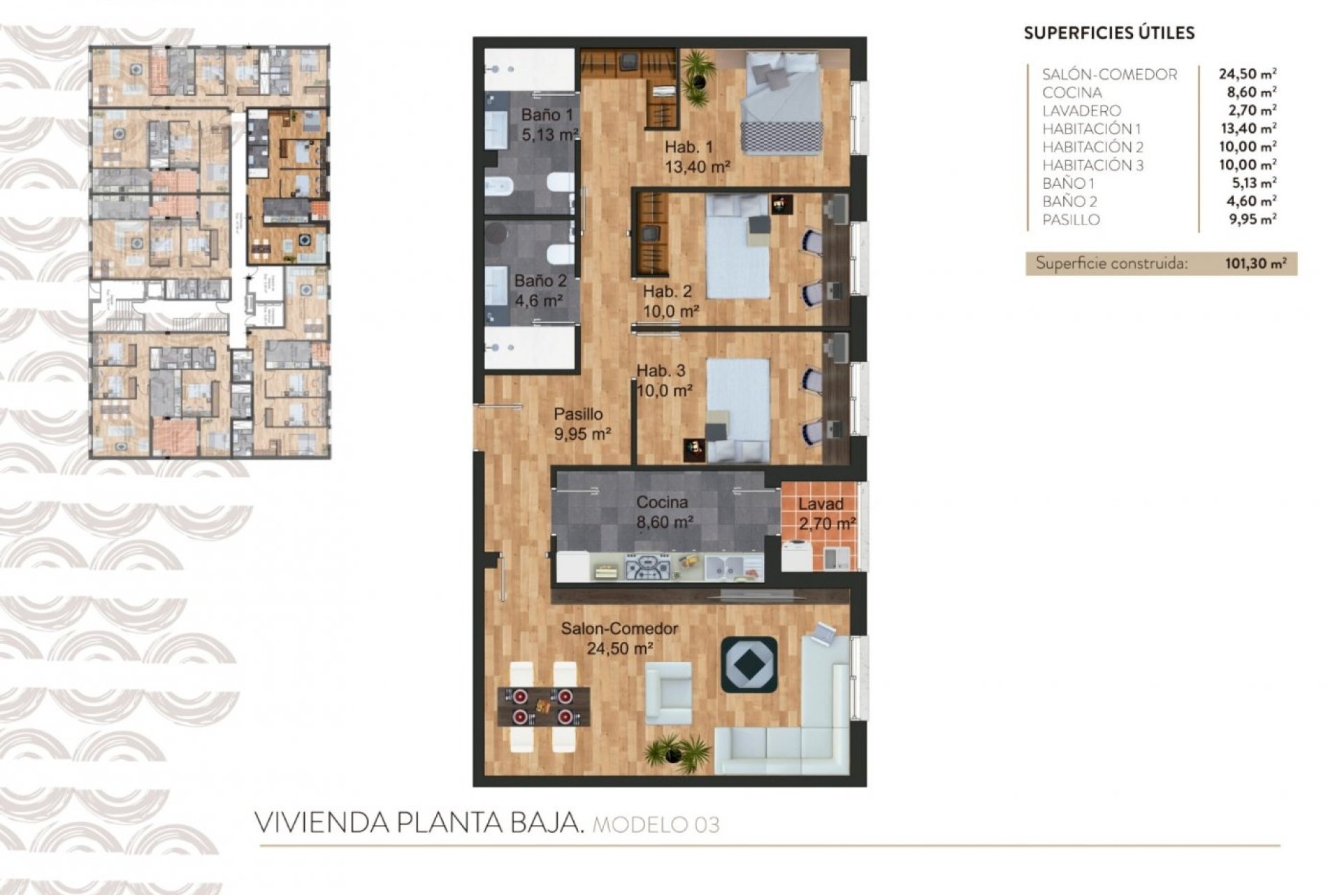 Nowy budynek - Parter - Torre - Pacheco - - CENTRO  -