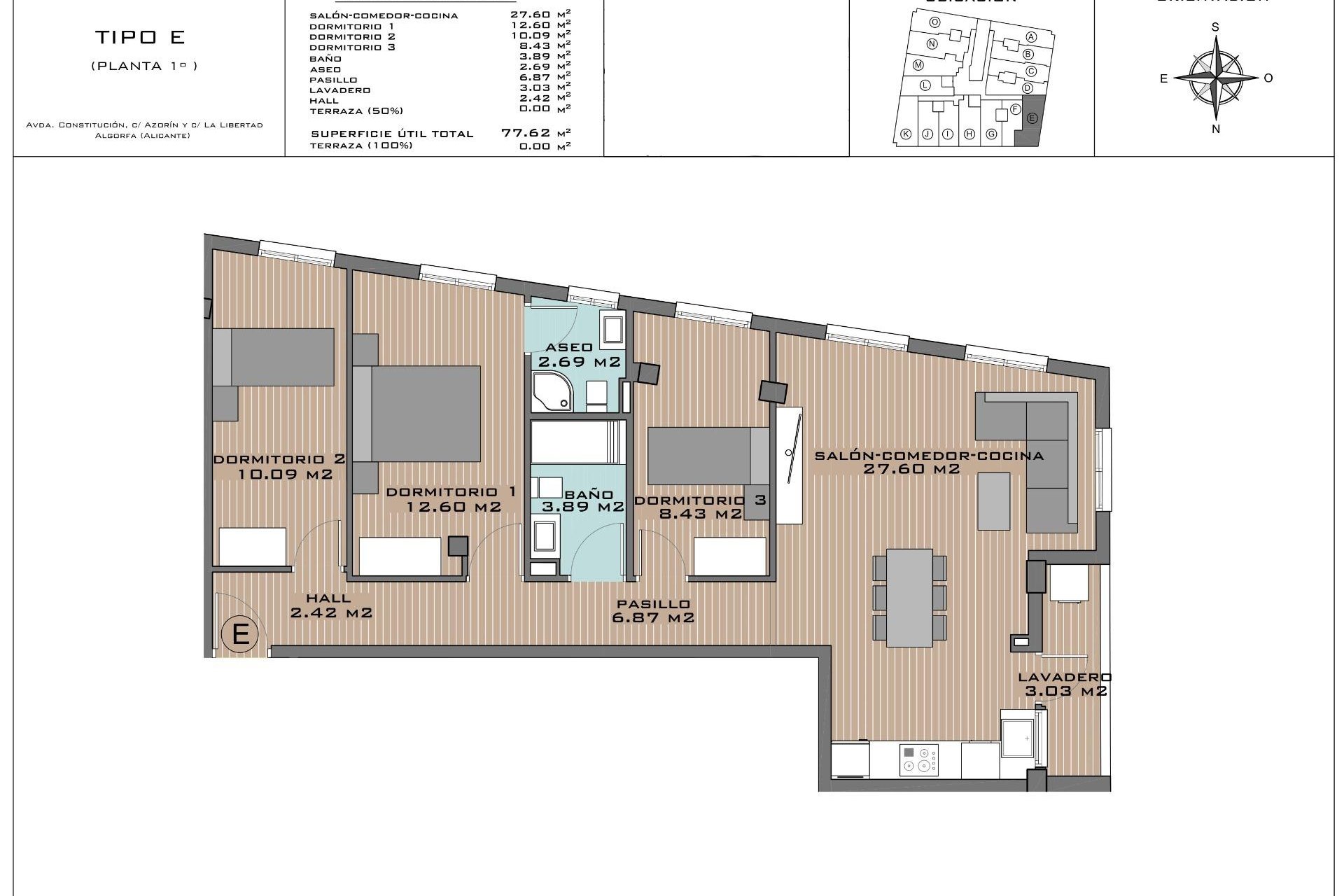 Obra nueva - Apartamento - Algorfa - Pueblo