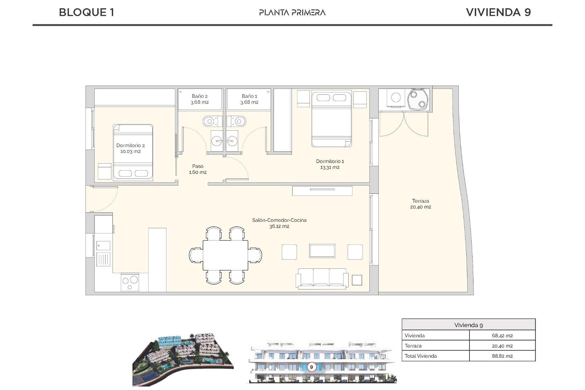 Obra nueva - Apartamento - Finestrat - Puig Campana Golf