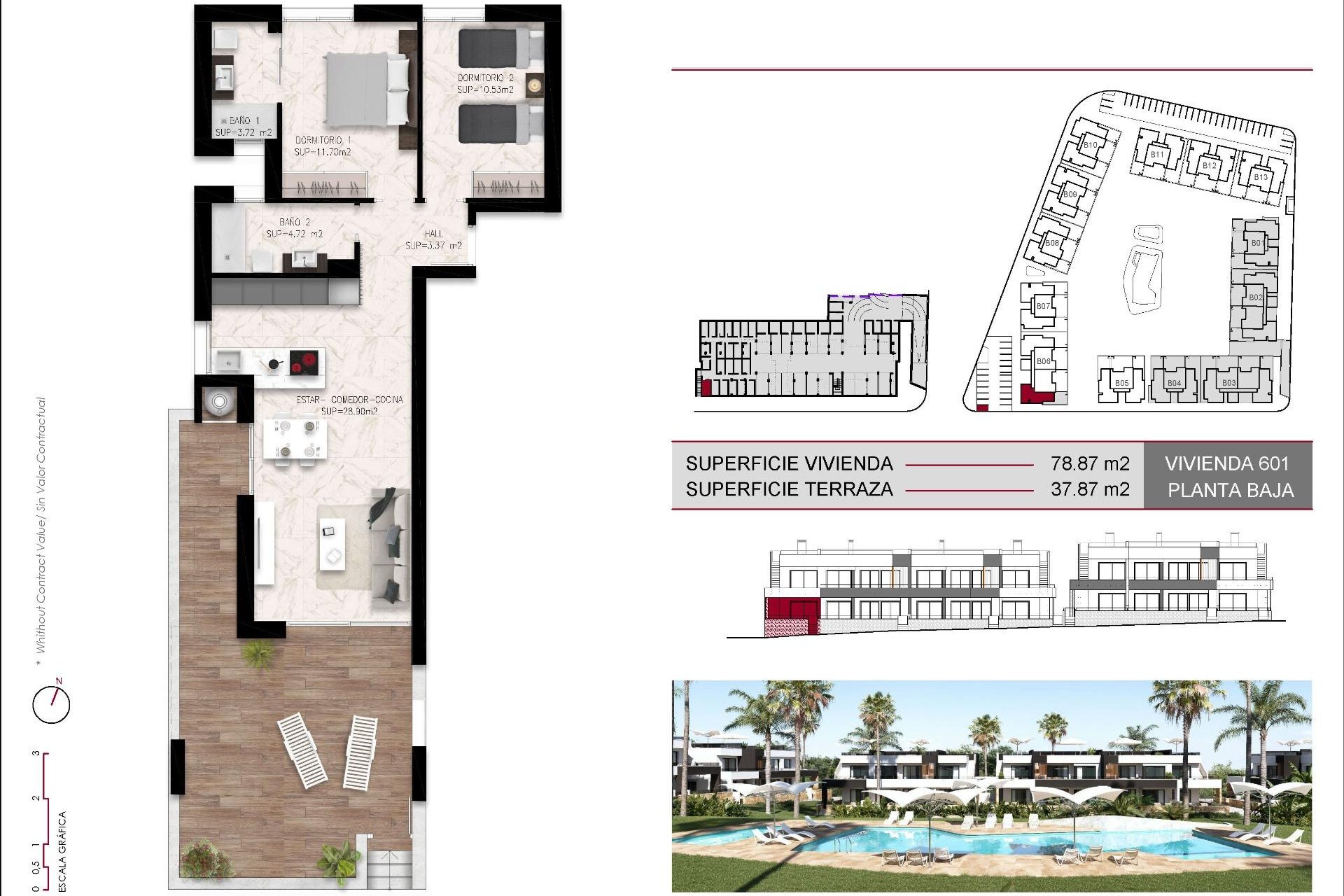 Obra nueva - Bungalow - Ciudad Quesada - Lo Marabu