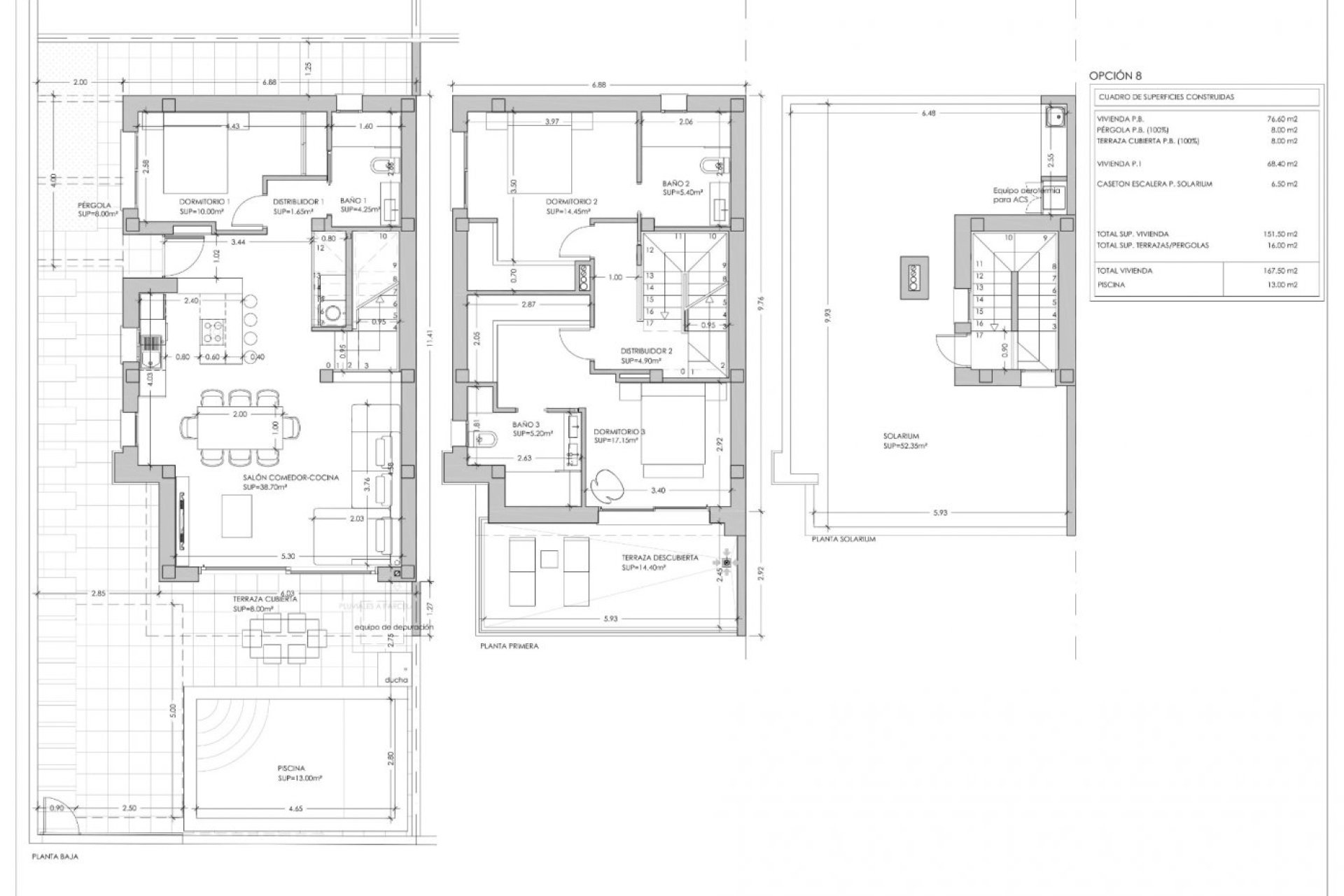 Obra nueva - Casa cuádruple - San Pedro del Pinatar