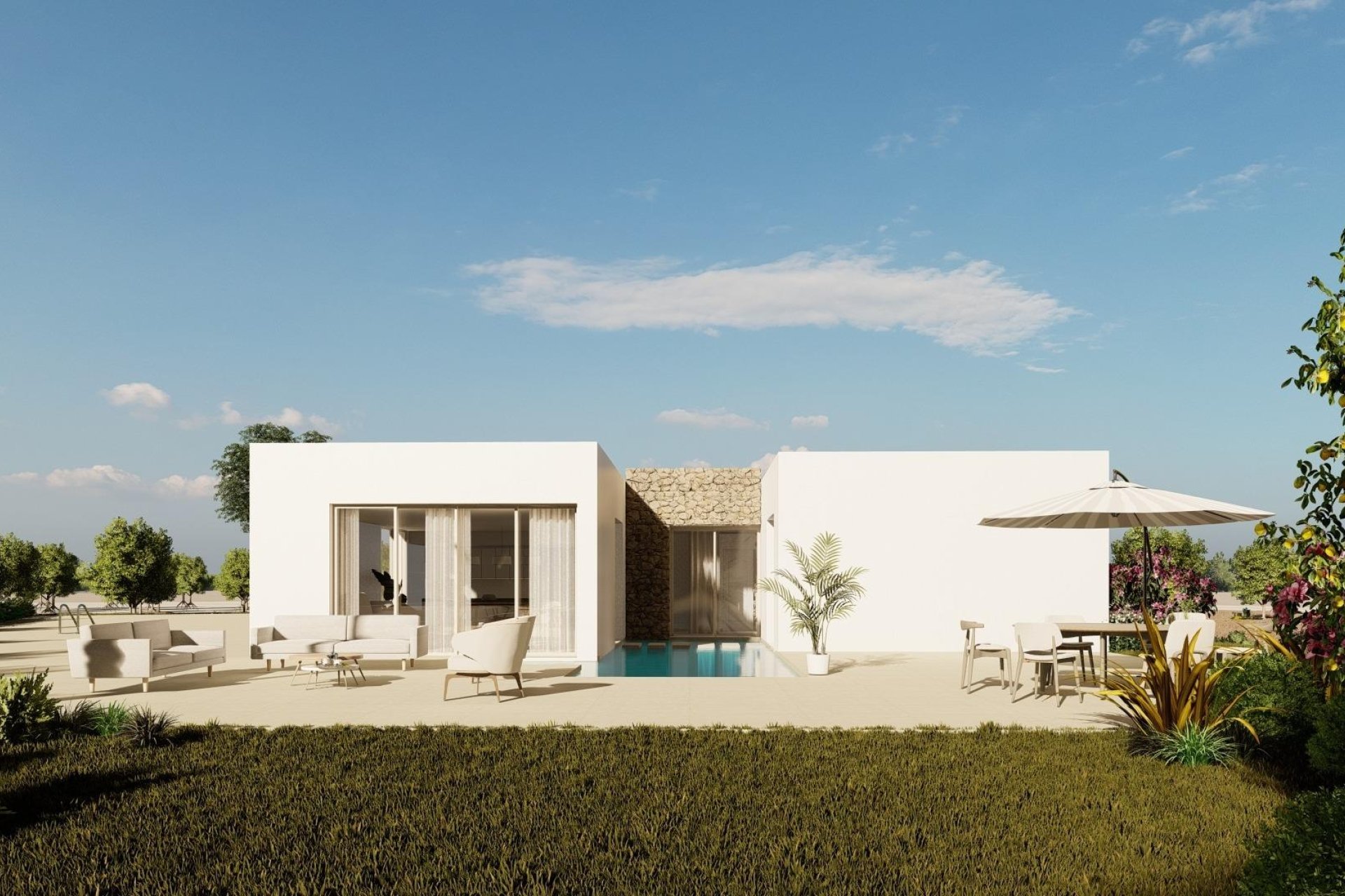 Obra nueva - Chalet - Algorfa - Lomas De La Juliana