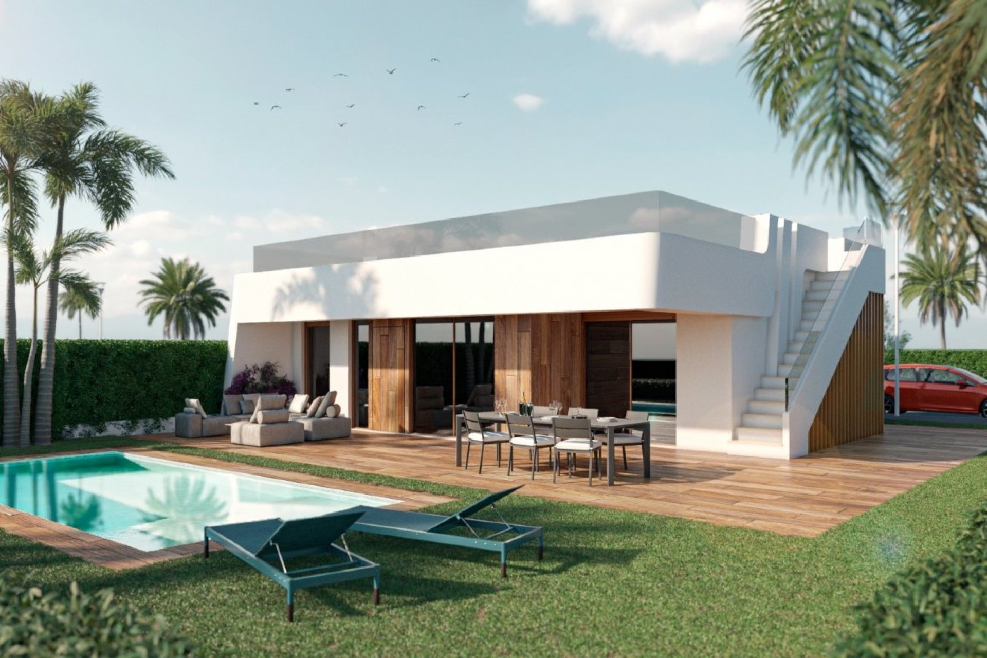 Obra nueva - Chalet - Alhama De Murcia - Condado De Alhama