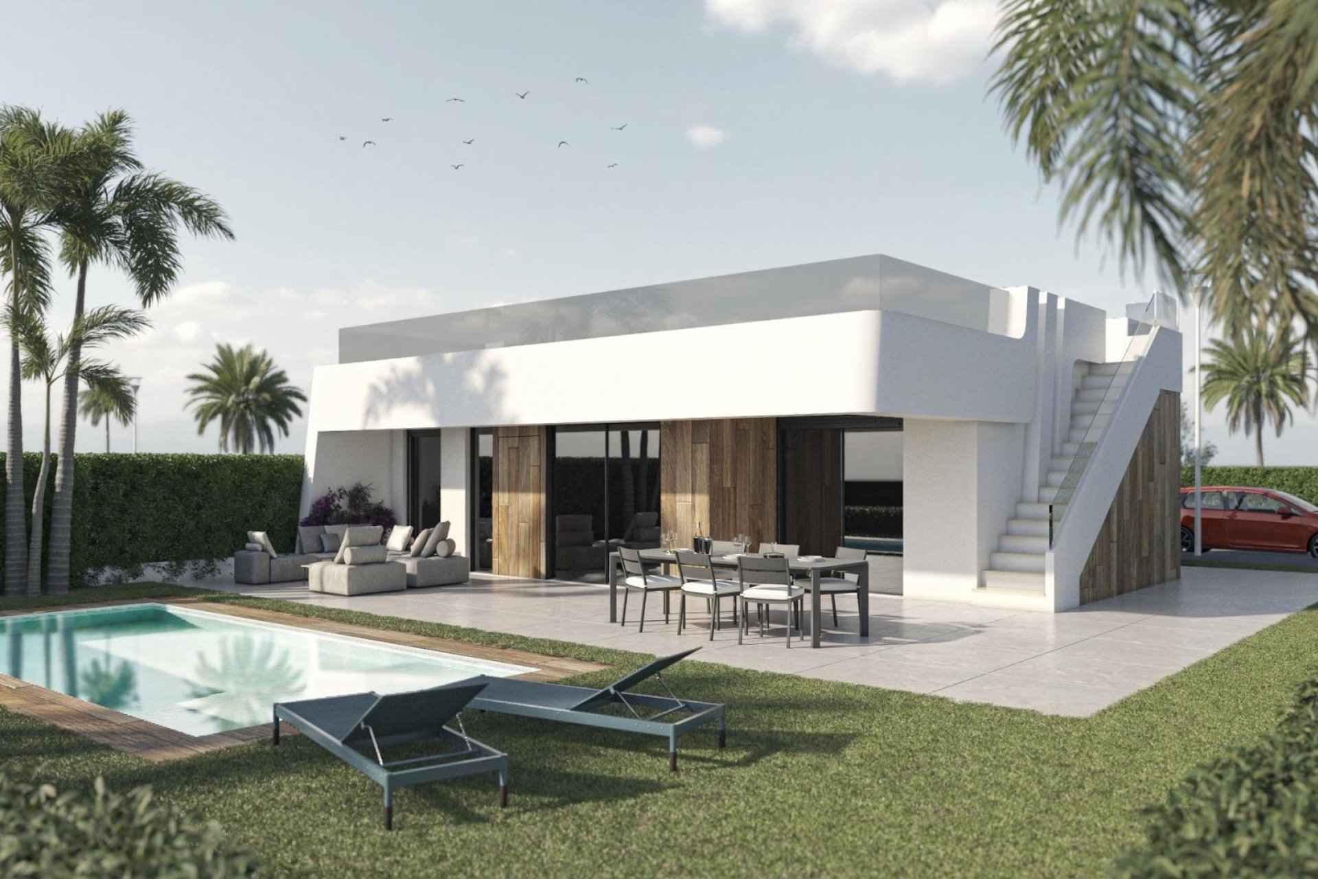 Obra nueva - Chalet - Alhama De Murcia - Condado De Alhama