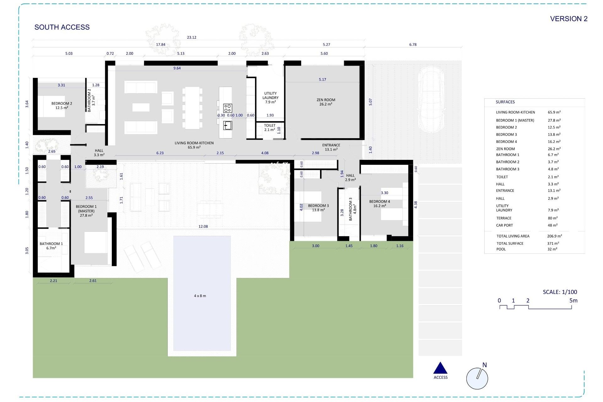 Obra nueva - Chalet - BAÑOS Y MENDIGO - Altaona Golf