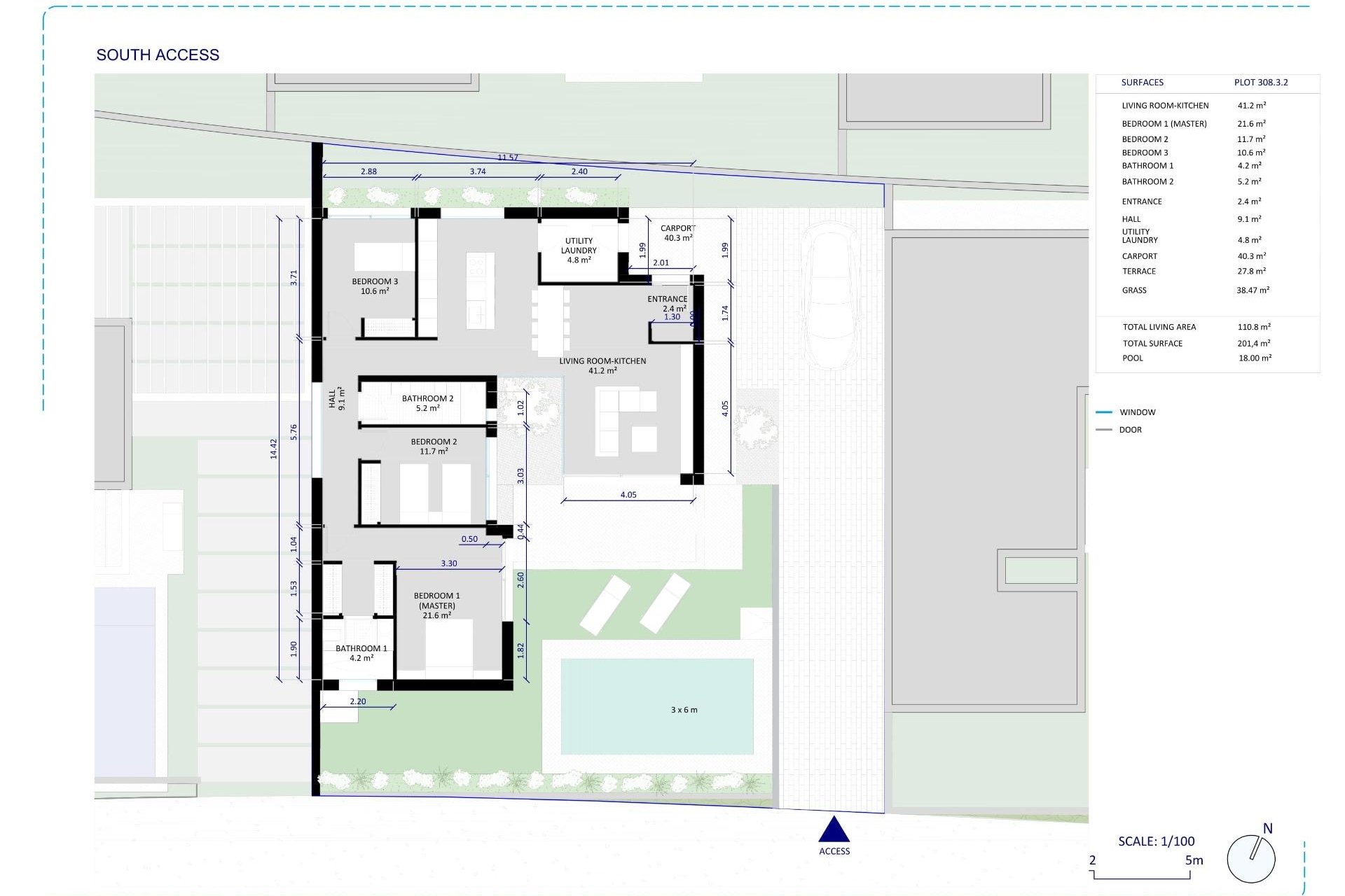 Obra nueva - Chalet - BAÑOS Y MENDIGO - Altaona Golf