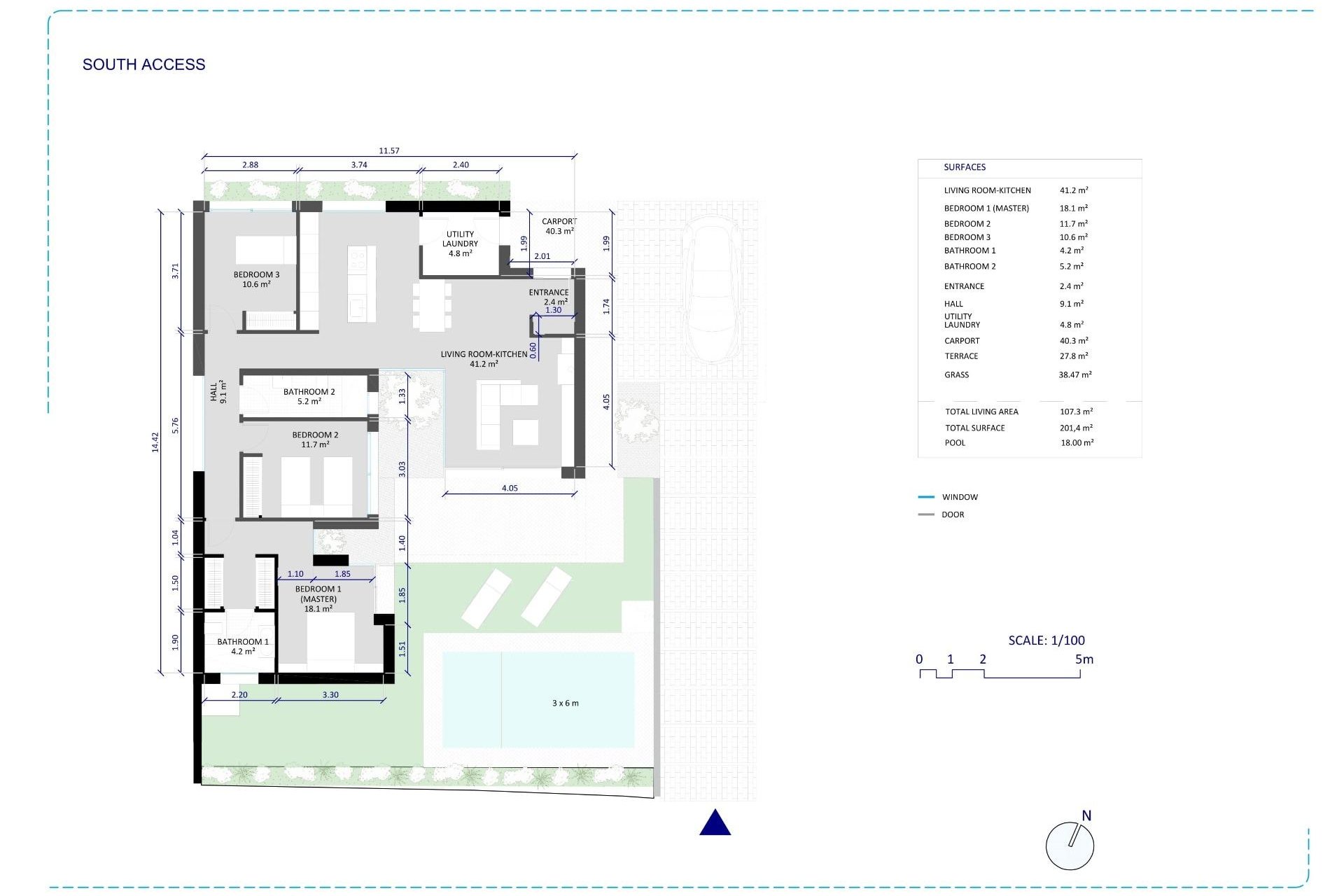 Obra nueva - Chalet - BAÑOS Y MENDIGO - Altaona Golf