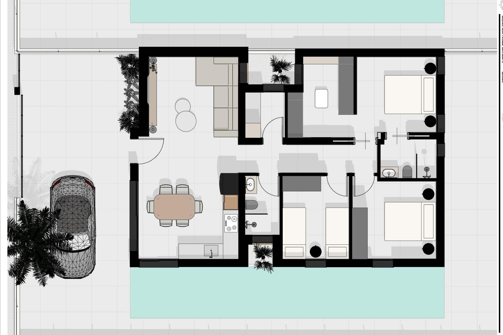Obra nueva - Chalet - Benijofar - Urb. Monteazul