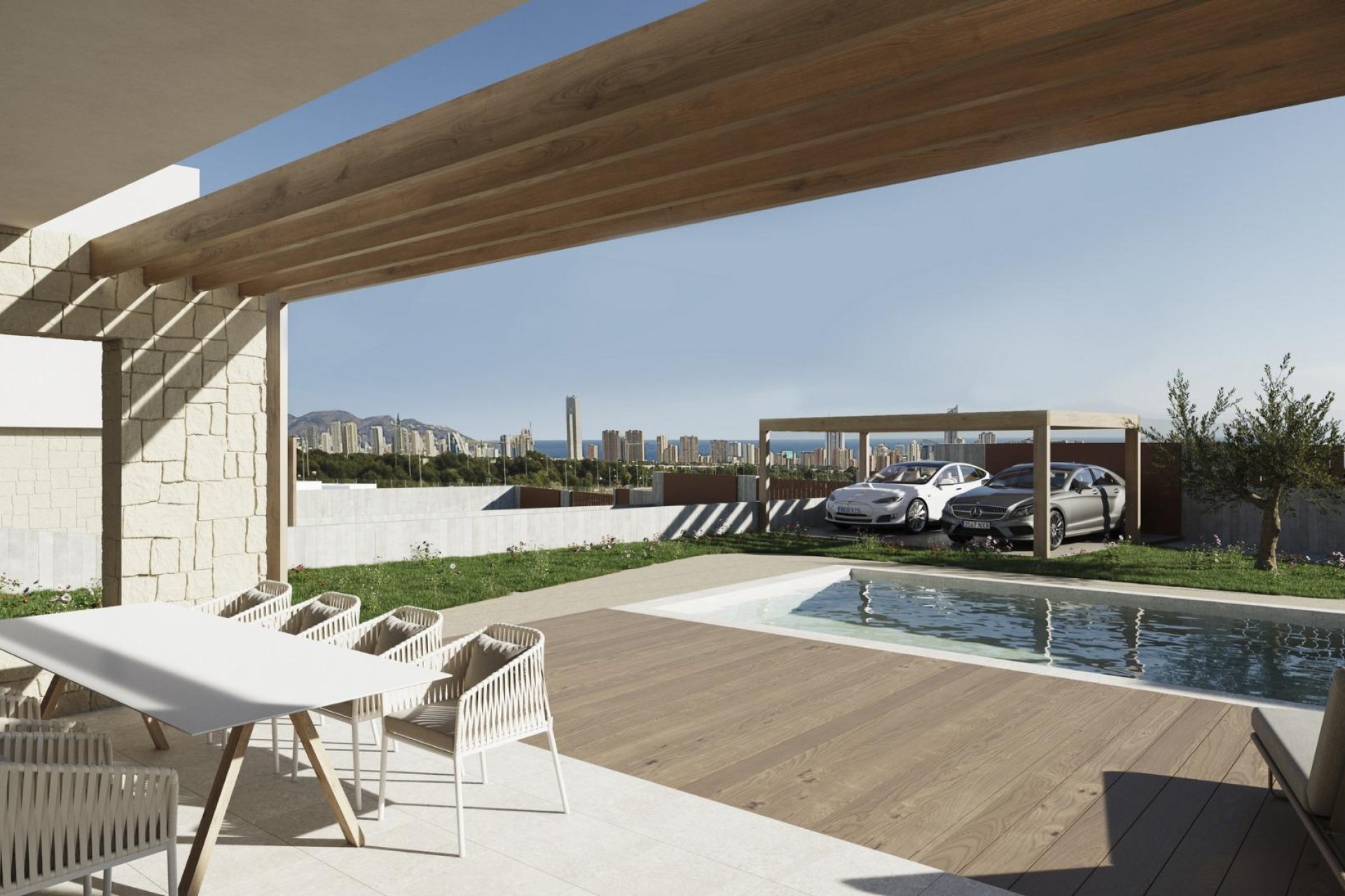 Obra nueva - Chalet - Finestrat - Campana garden