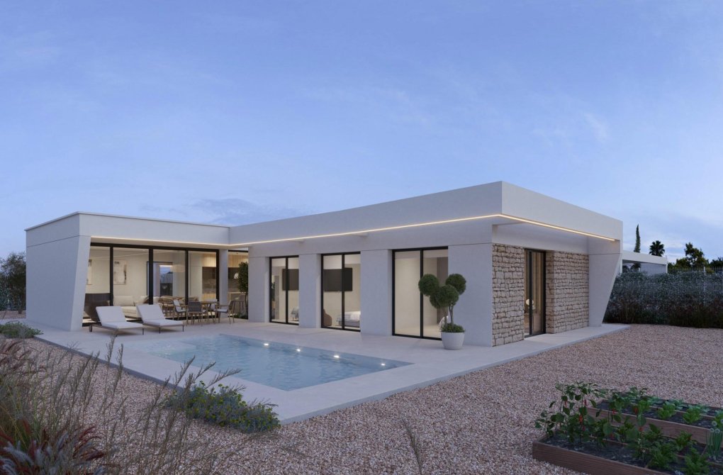 Obra nueva - Chalet - Fuente Álamo - Hacienda del Alamo