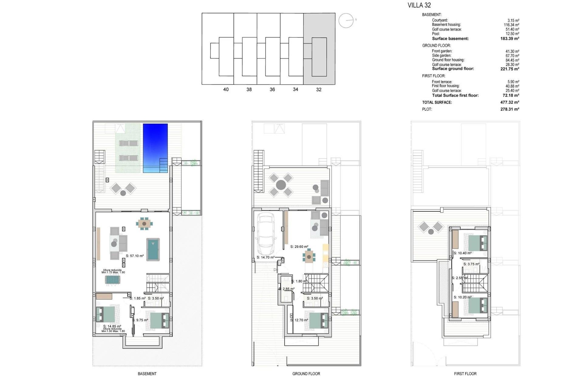 Obra nueva - Chalet - Los Alcázares - Serena Golf