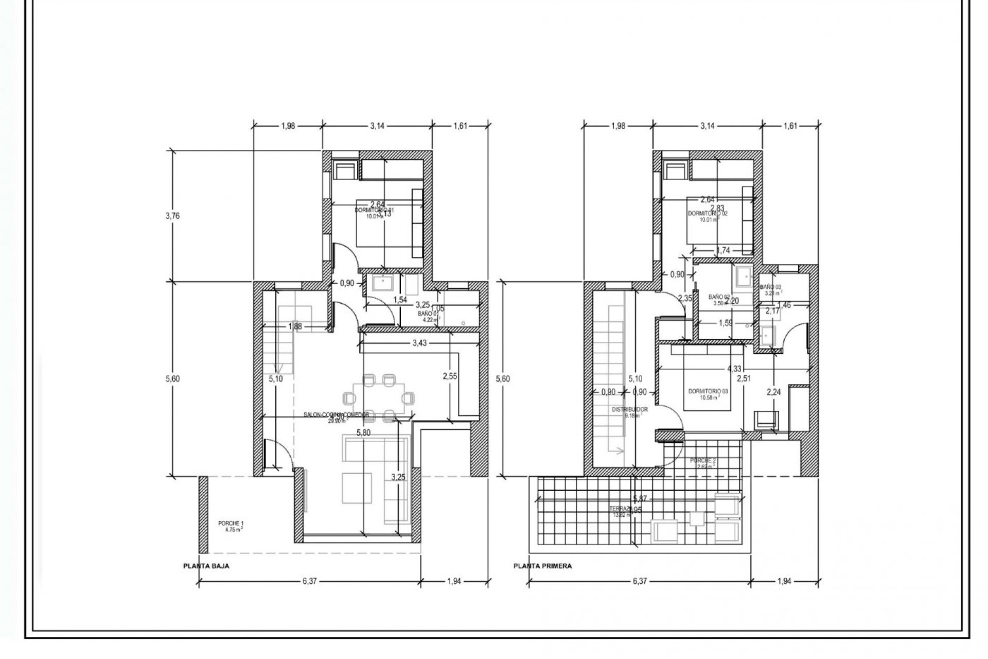 Obra nueva - Chalet - Los Urrutias - Estrella De Mar