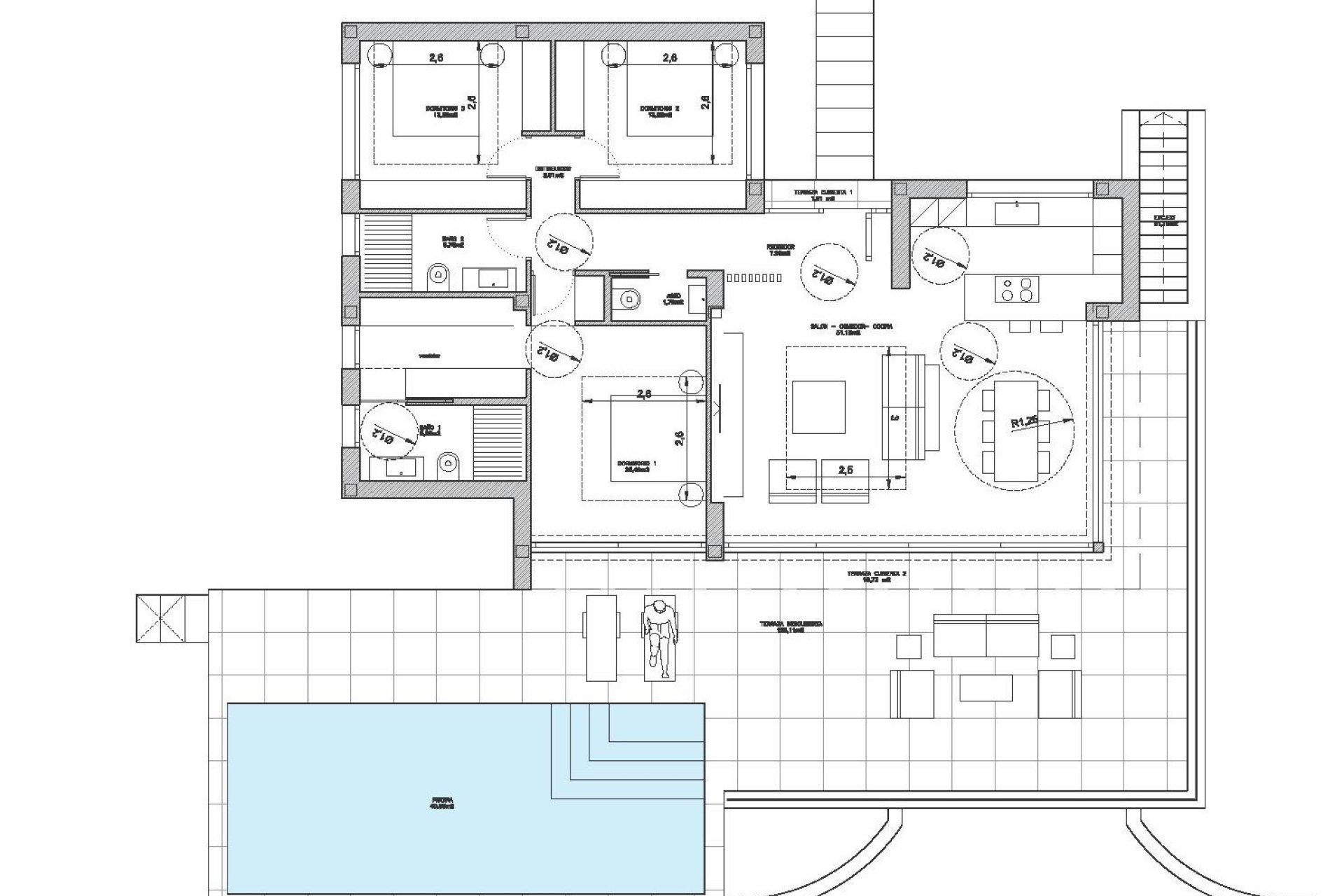 Obra nueva - Chalet - Orihuela - Las Colinas Golf