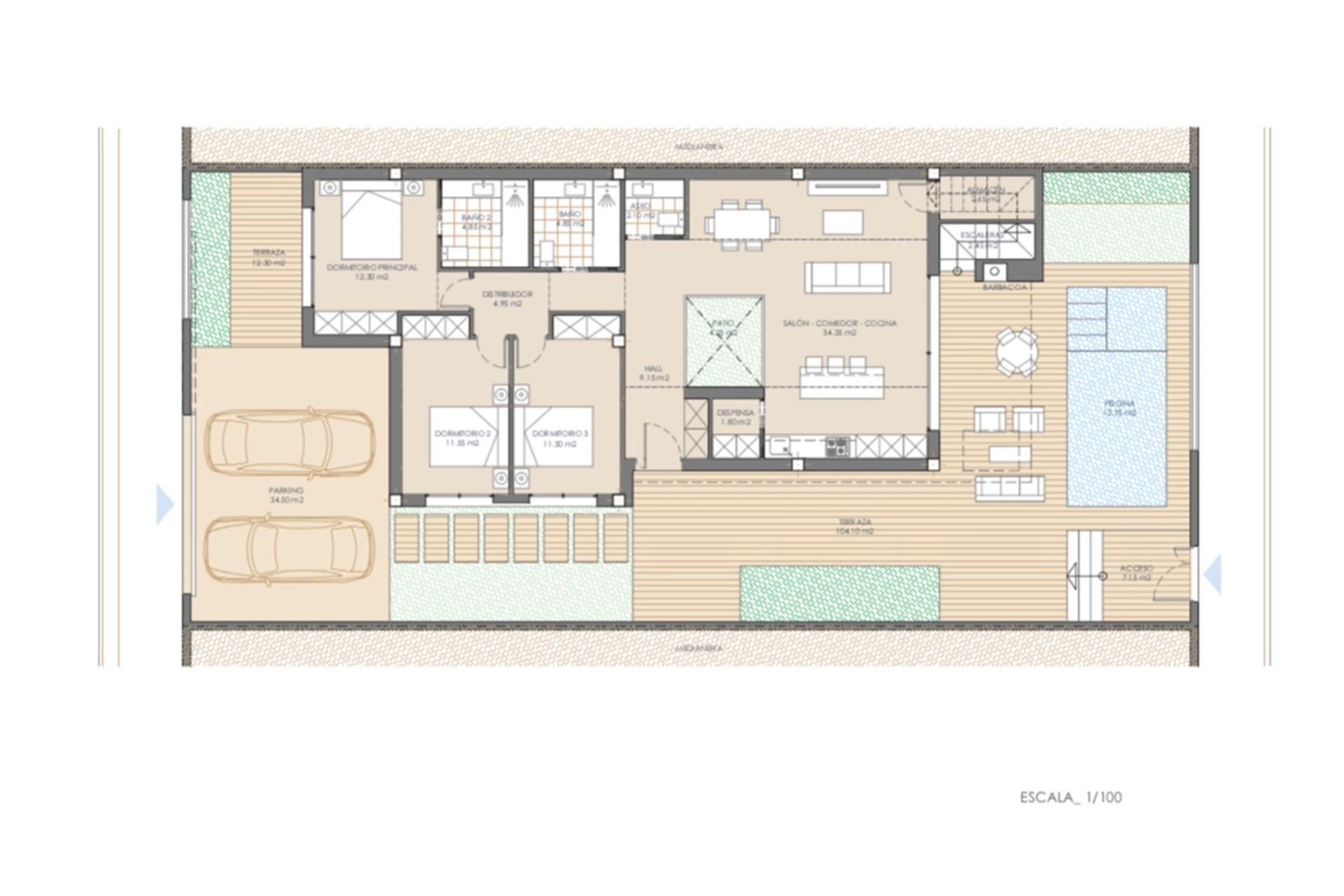 Obra nueva - Chalet - San Juan de los Terreros - San Juan De Los Terreros